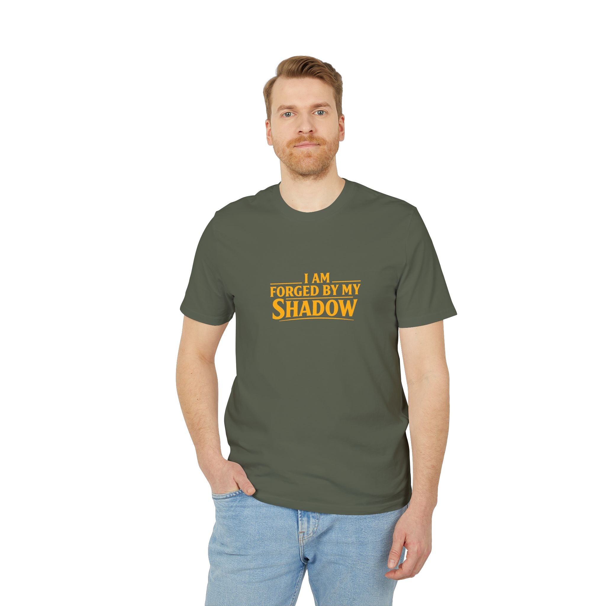 T-Shirt — “I Am Forged By My Shadow” Knight Angel Graphic Tee