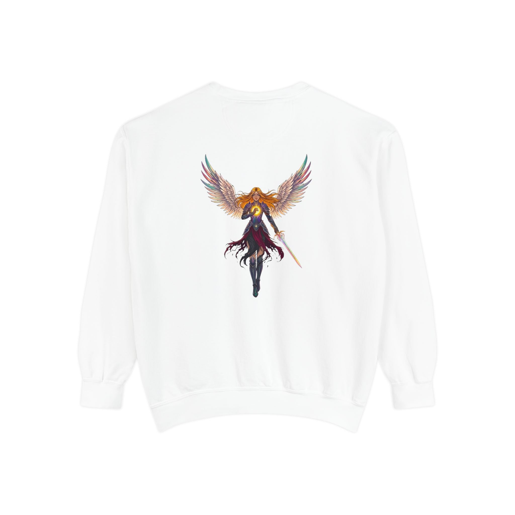 Embrace Your Demons Sweatshirt — Angel Warrior Graphic Crewneck