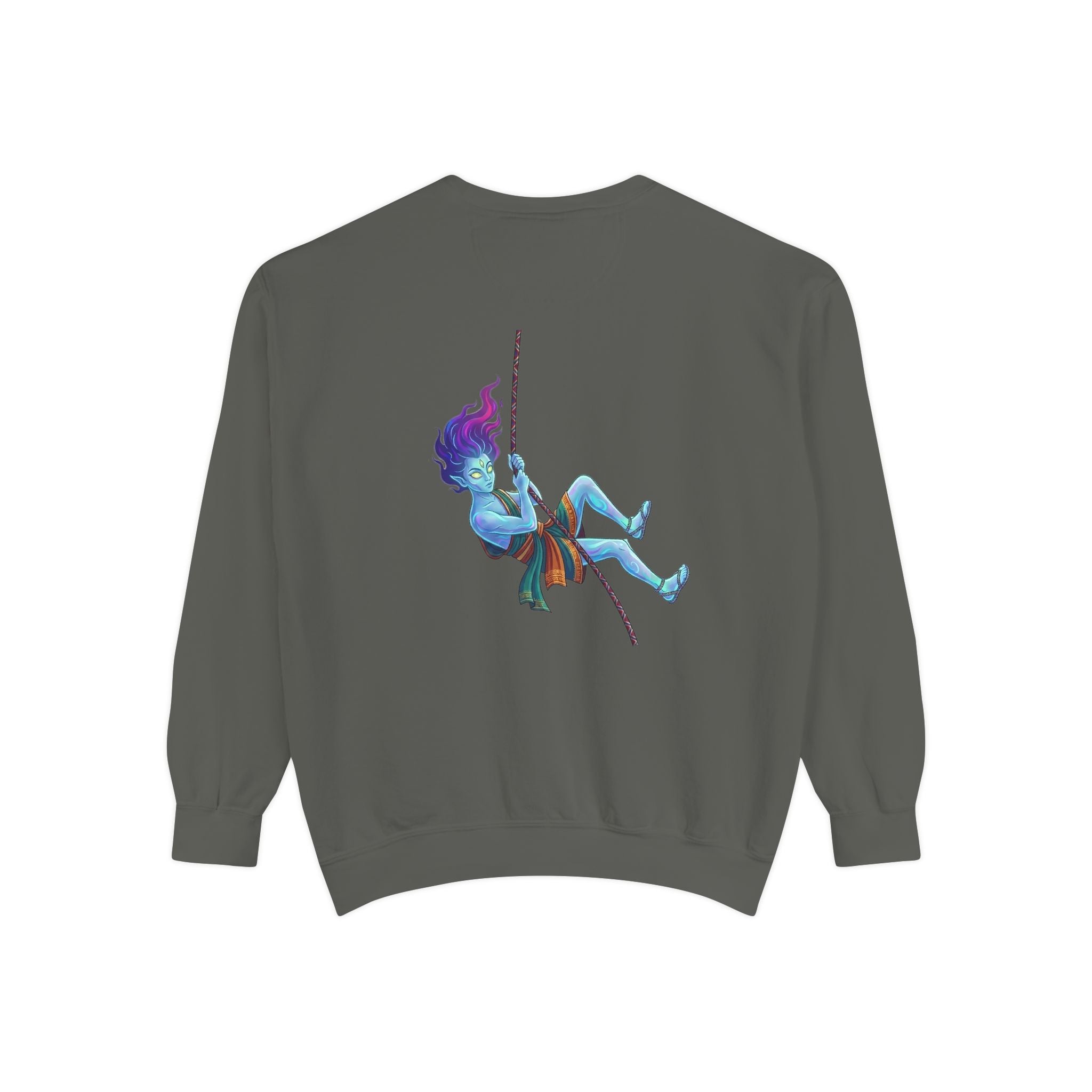 Sweatshirt — "Embrace Your Demons" Demon Climber Graphic Sweatshirt