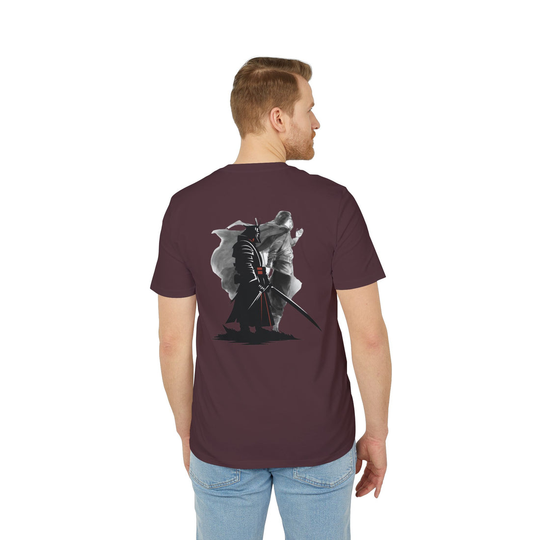 Samurai Shadow Tee — "Embrace the Demons" Graphic T-Shirt