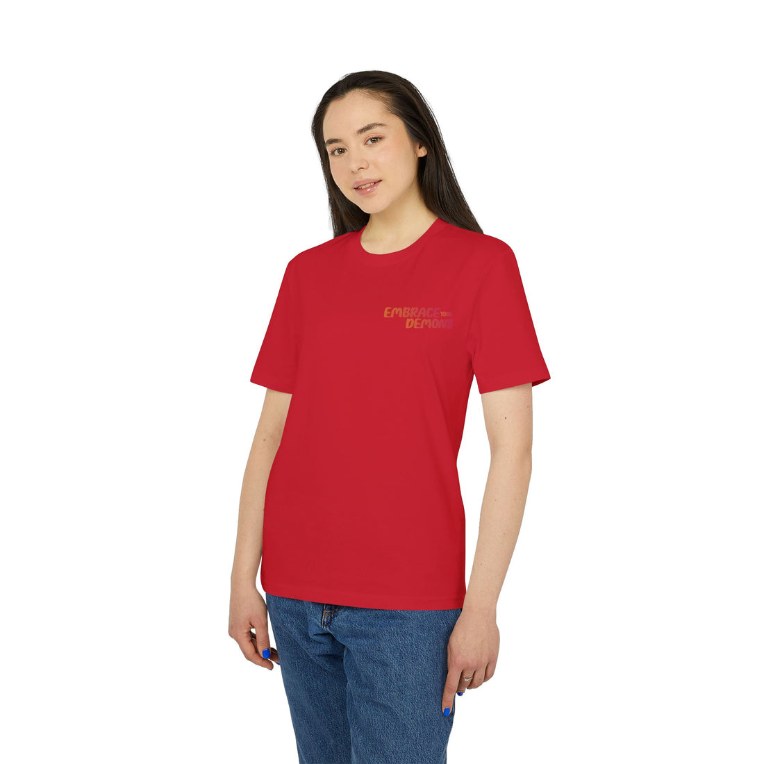 Embrace Your Demons T-Shirt — Gothic Demon Rider Graphic Tee
