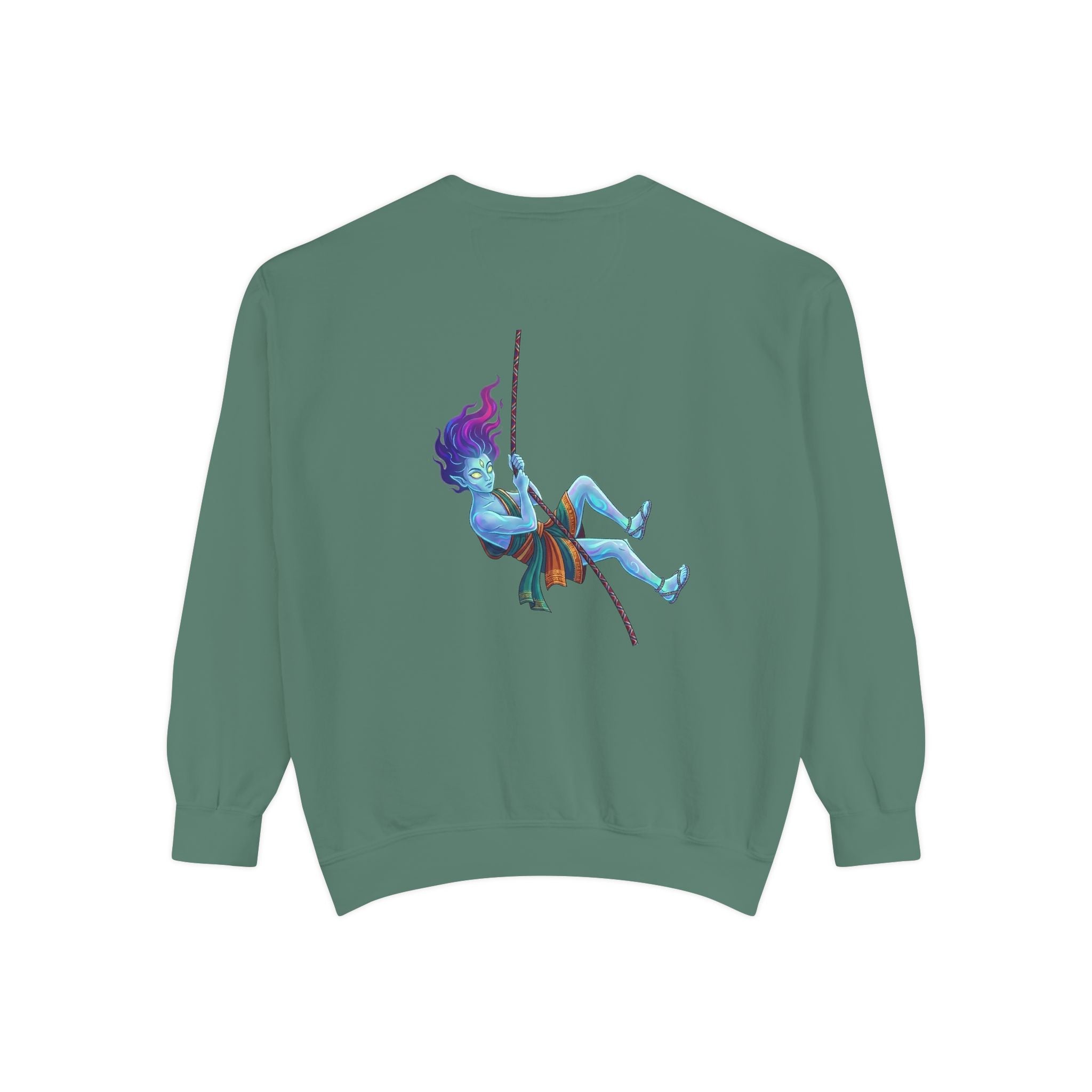 Sweatshirt — "Embrace Your Demons" Demon Climber Graphic Sweatshirt