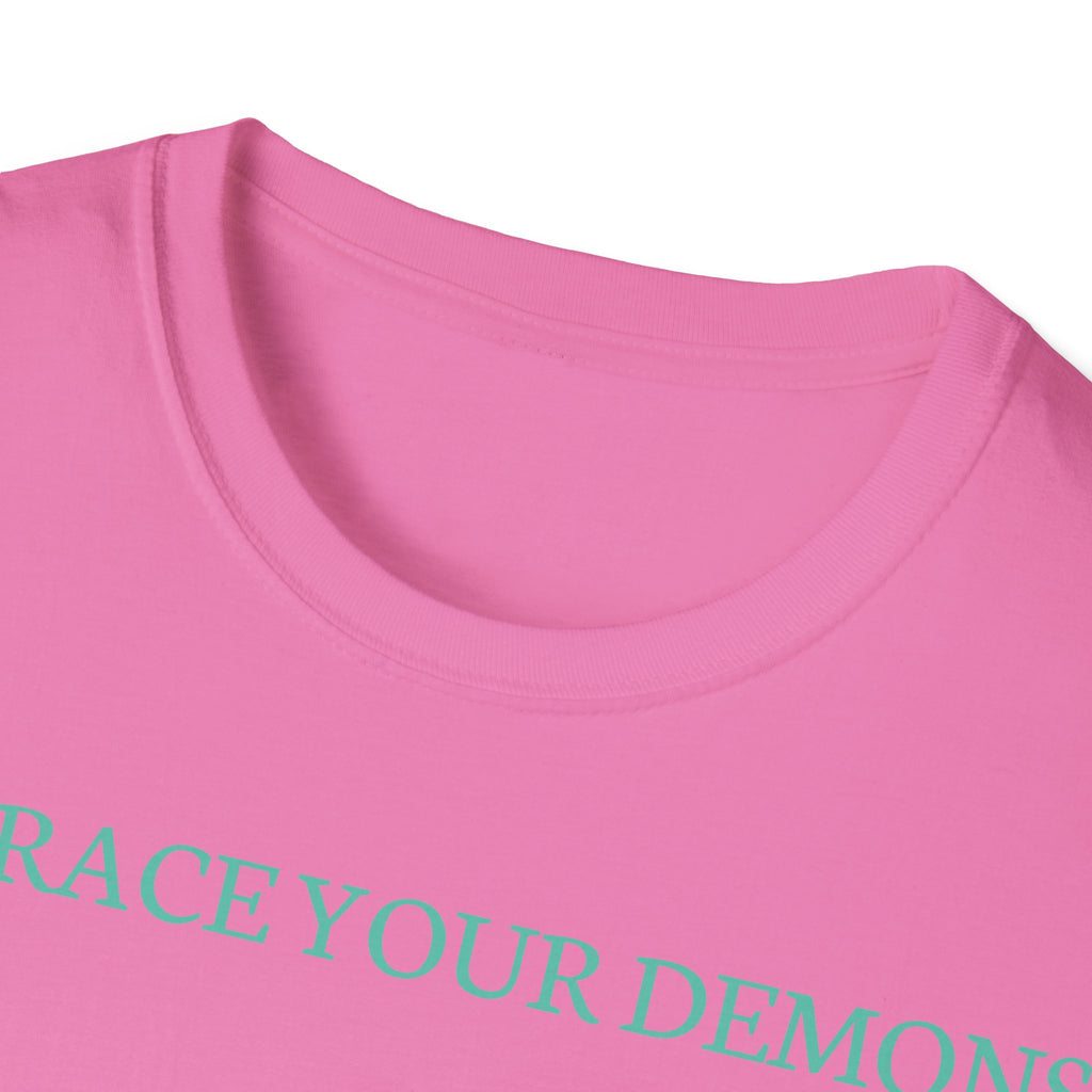 T-Shirt — "Embrace Your Demons" Fantasy Warrior Graphic Tee