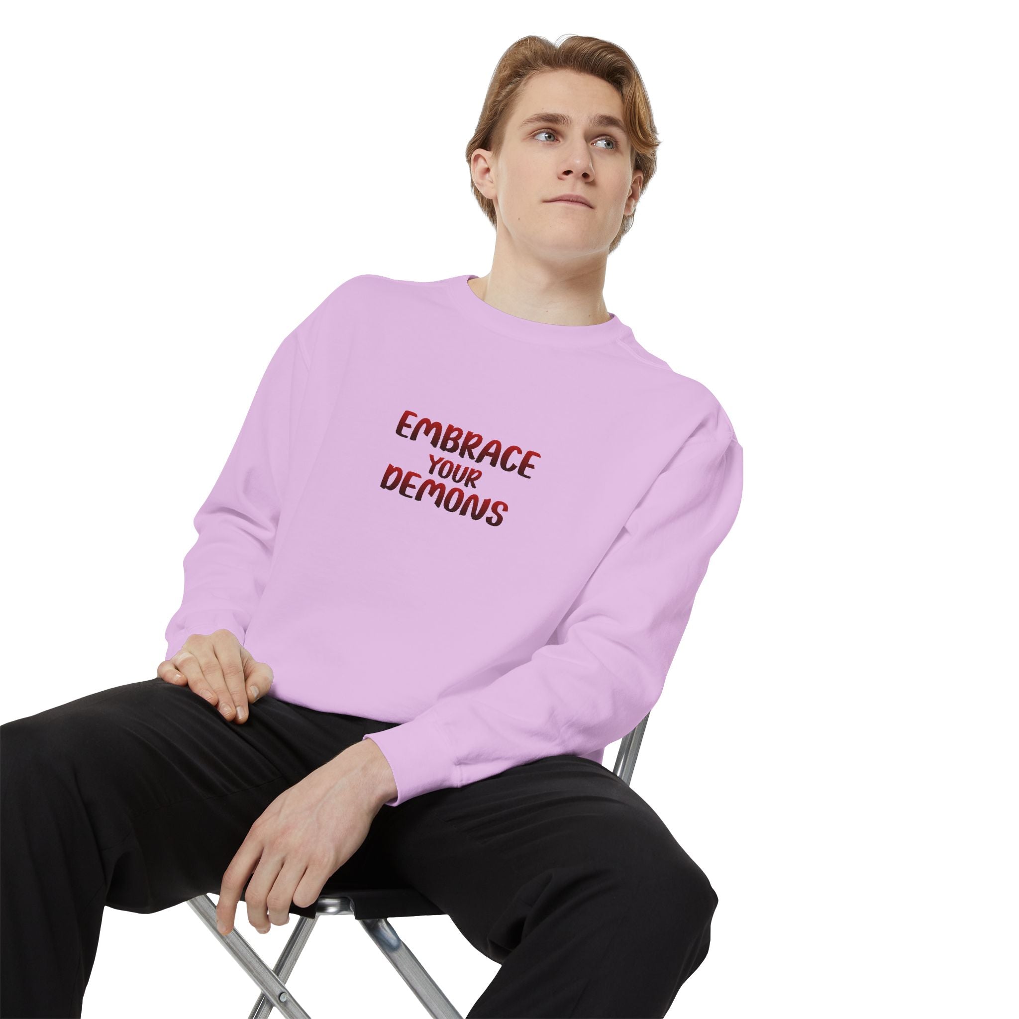 Embrace Your Demons Sweatshirt — Beautifully Dangerous Graphic Crewneck