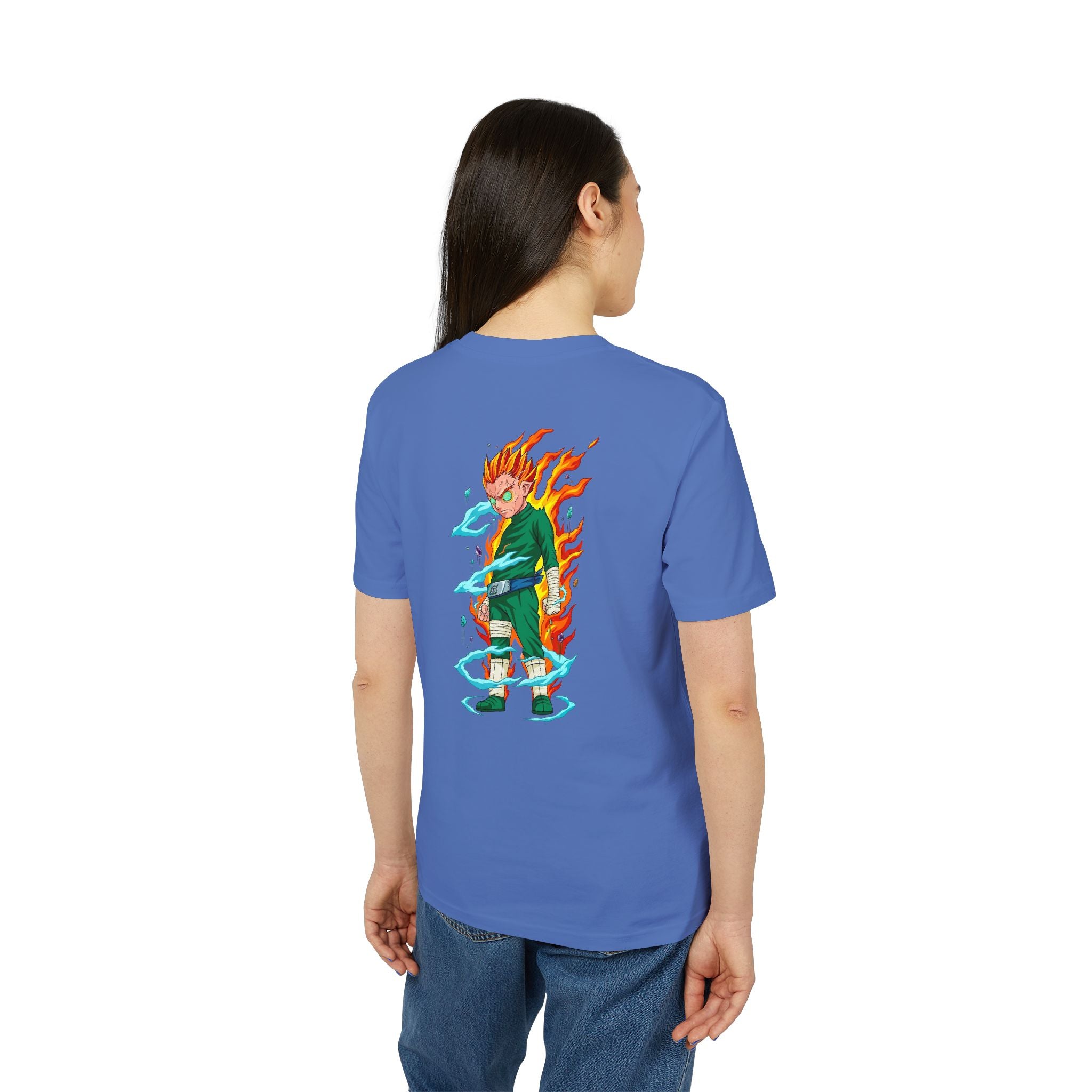 Anime Flame Warrior Graphic T-Shirt