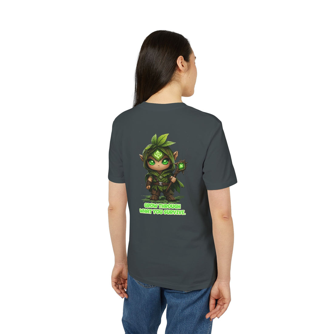 Embrace Your Demons T-Shirt — Cute Forest Mage Graphic Tee