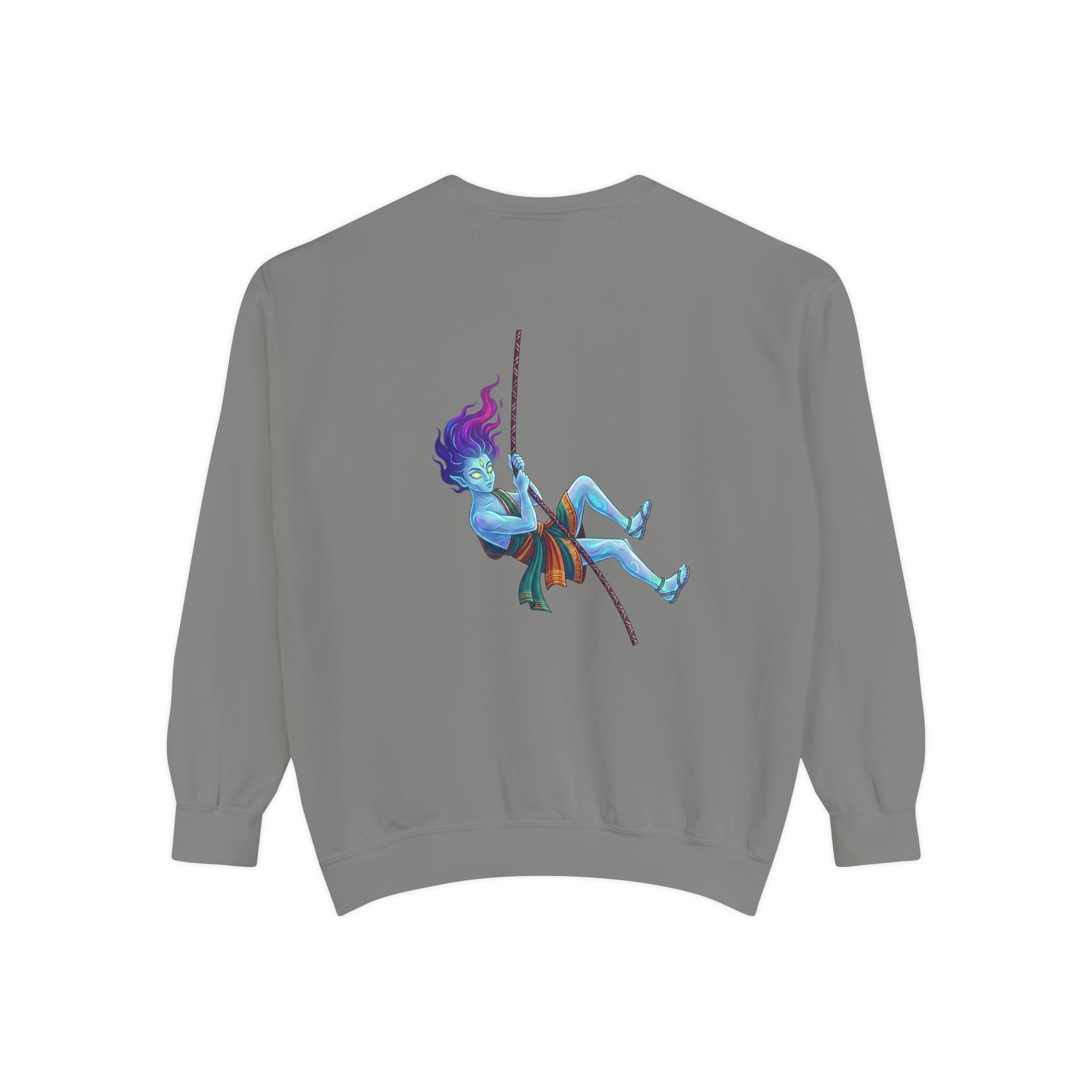 Sweatshirt — "Embrace Your Demons" Demon Climber Graphic Sweatshirt