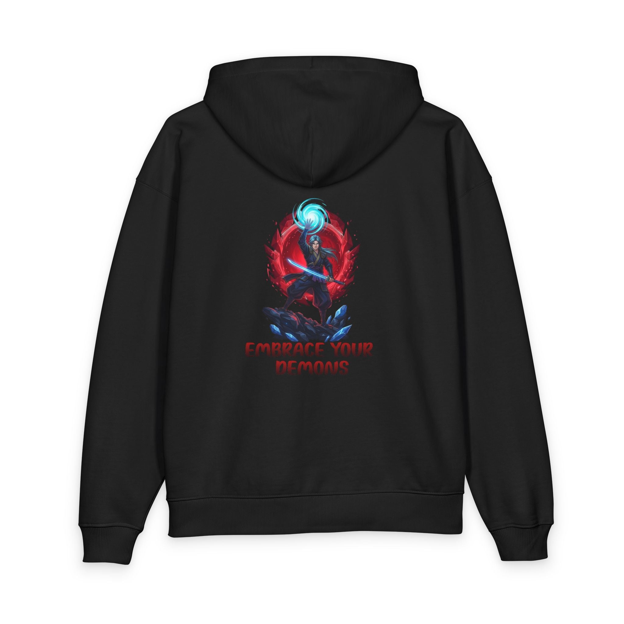 Embrace Your Demons Hoodie — Graphic Spirituality Pullover