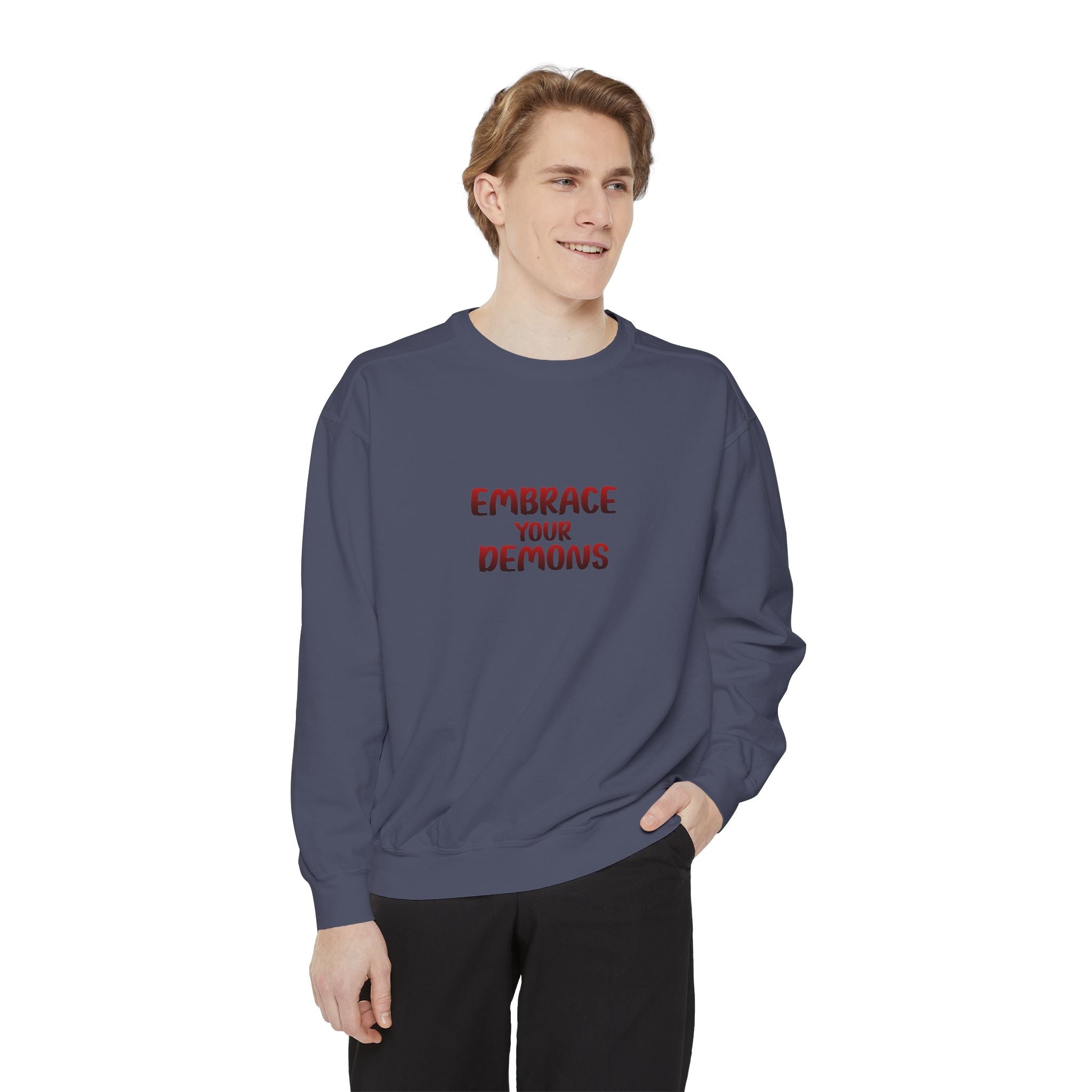 Embrace Your Demons Sweatshirt — Beautifully Dangerous Graphic Crewneck
