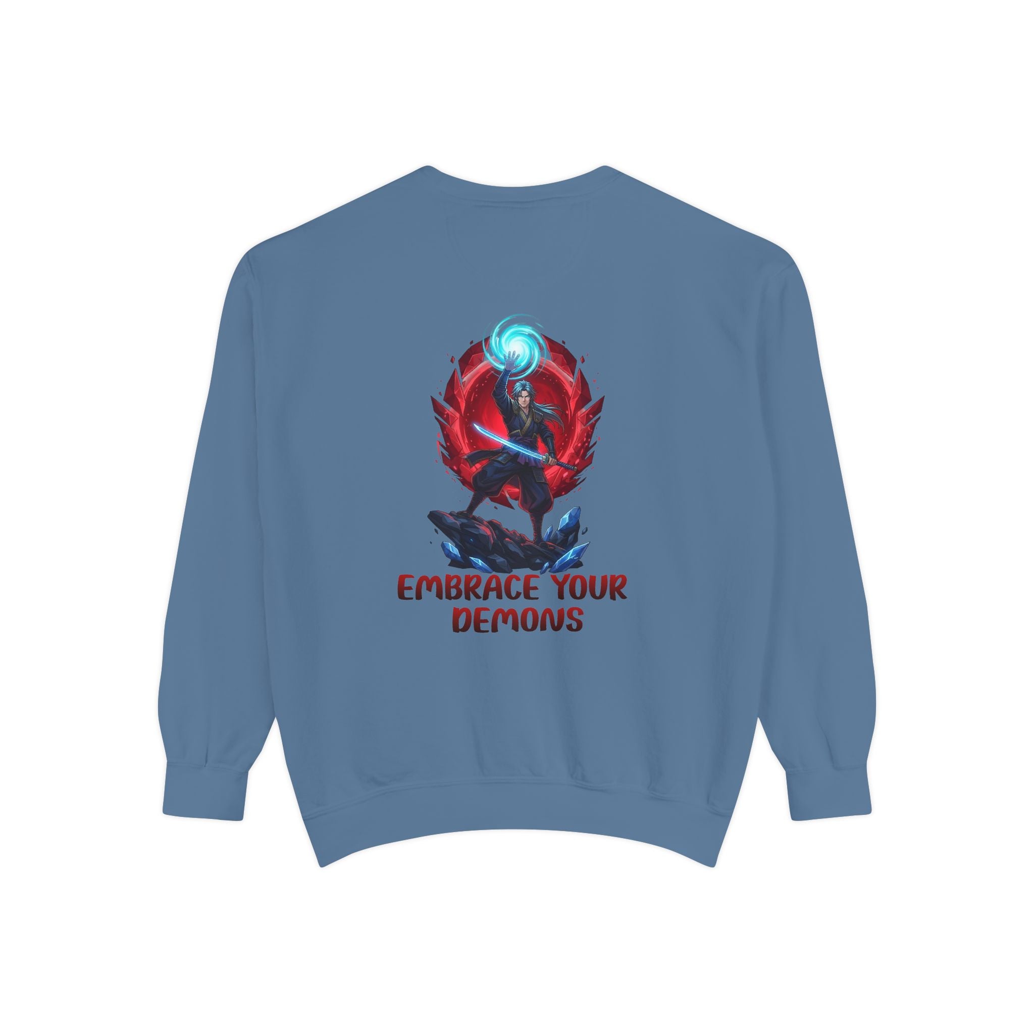 Embrace Your Demons Sweatshirt — Spiritual Fox Art Crewneck