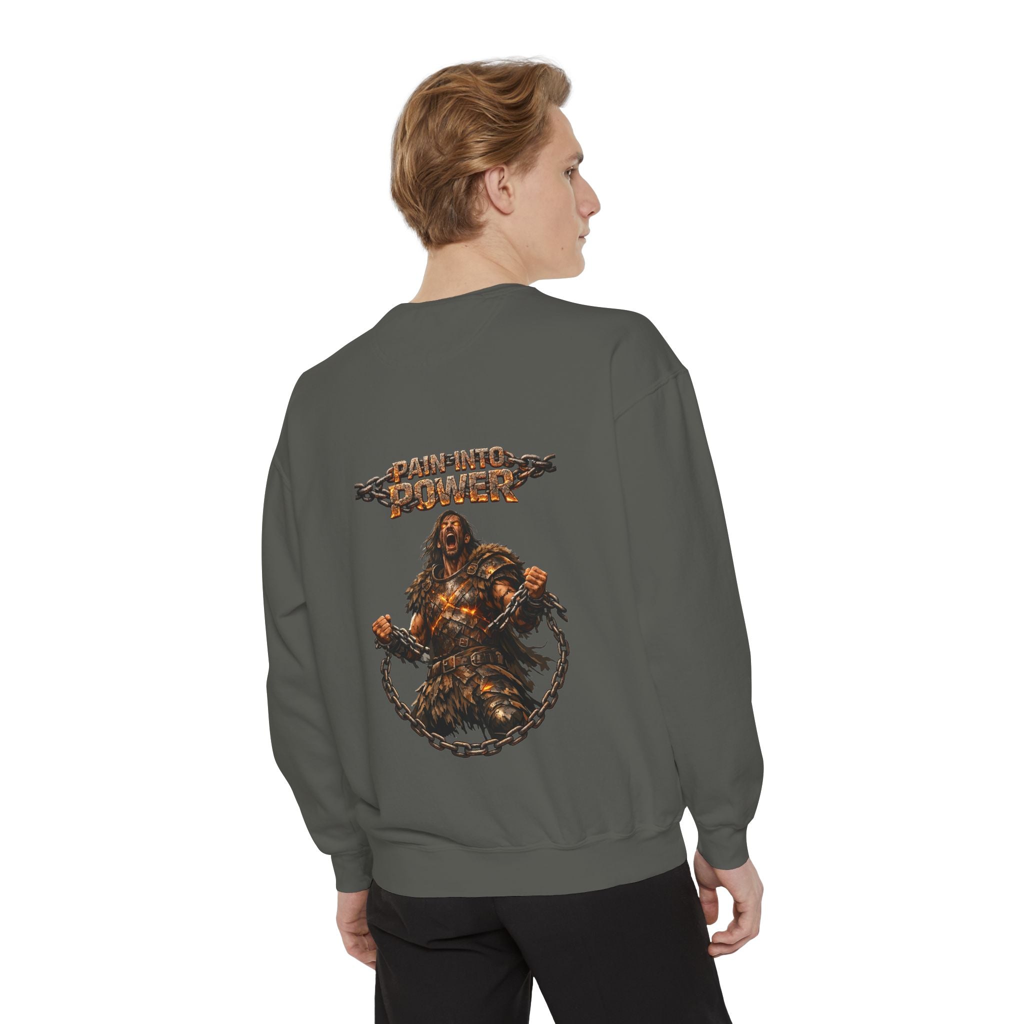 Embrace Your Demons Sweatshirt — Viking Warrior Graphic Crewneck