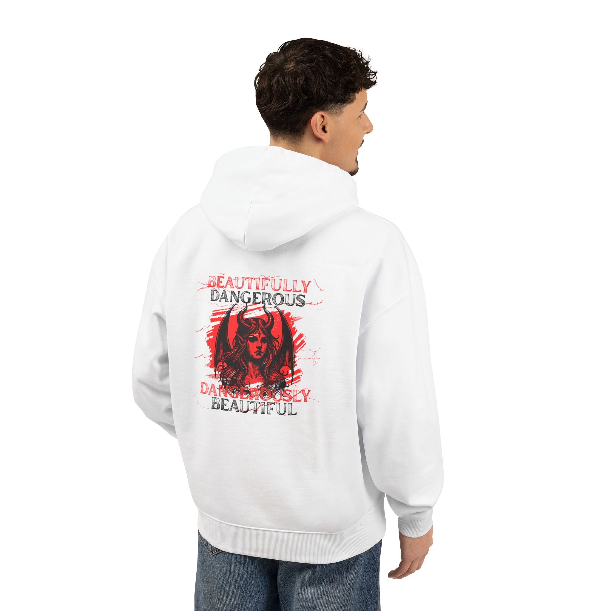 Embrace Your Demons Hoodie — 'Beautifully Dangerous' Graphic Organic Hoodie