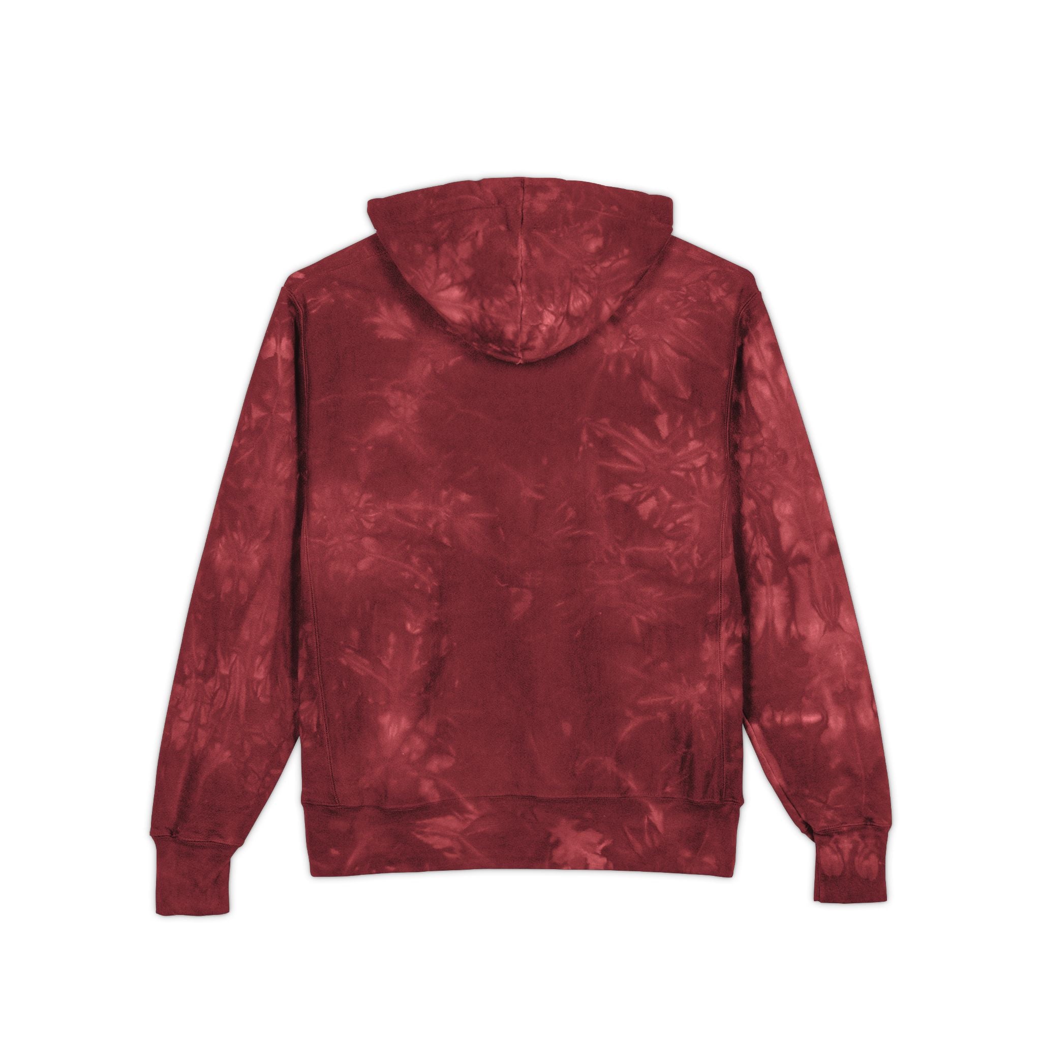 Tie-Dye Embroidered Hoodie — "Embrace Your Dreams" Champion Style