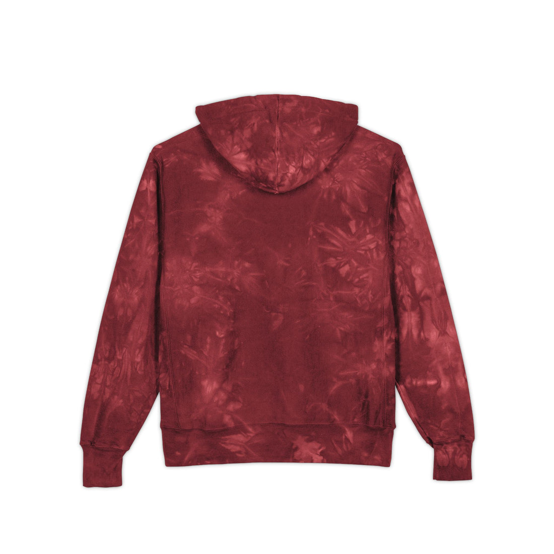 Tie-Dye Embroidered Hoodie — "Embrace Your Dreams" Champion Style