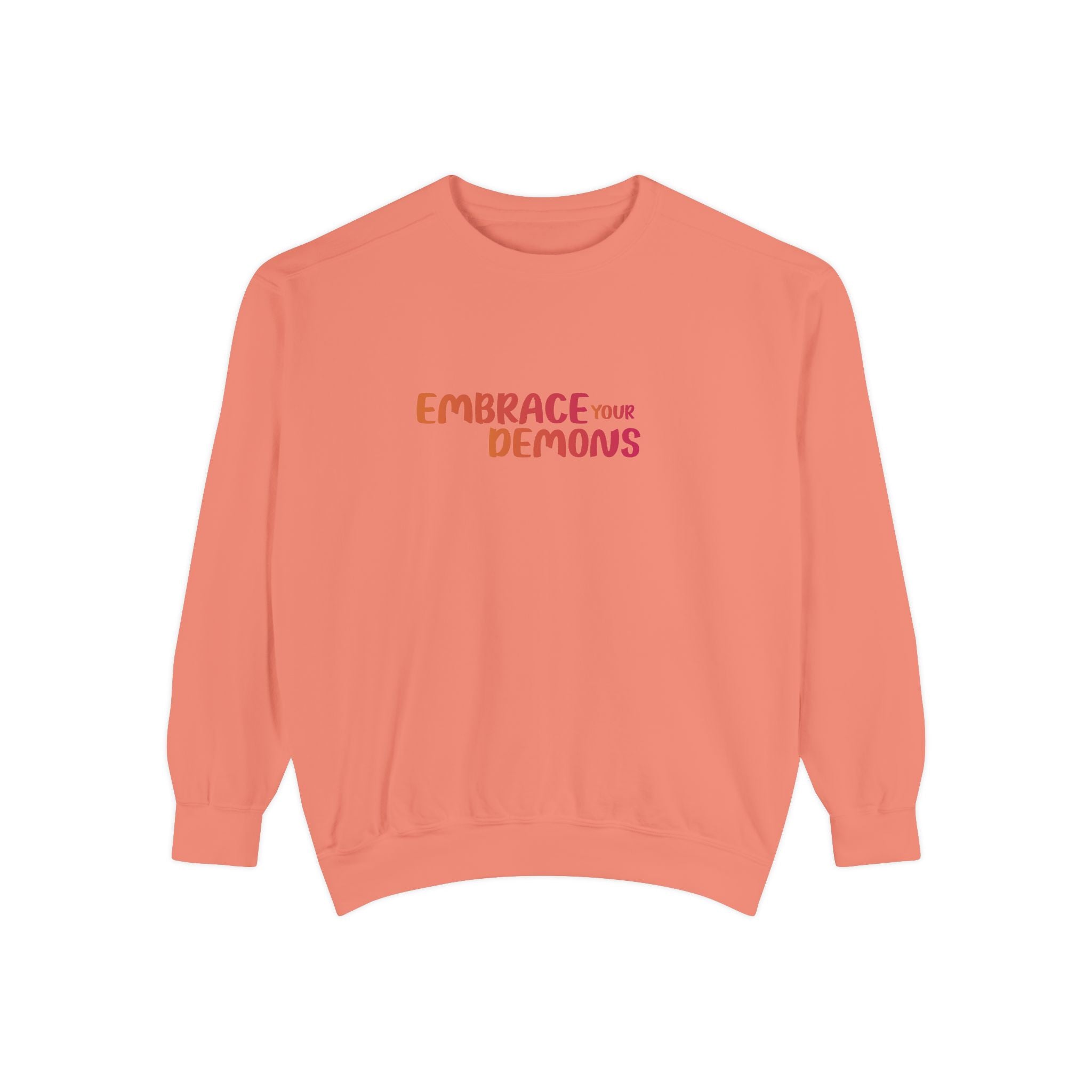 Embrace Your Demons Sweatshirt — Spiritual Fox Art Crewneck