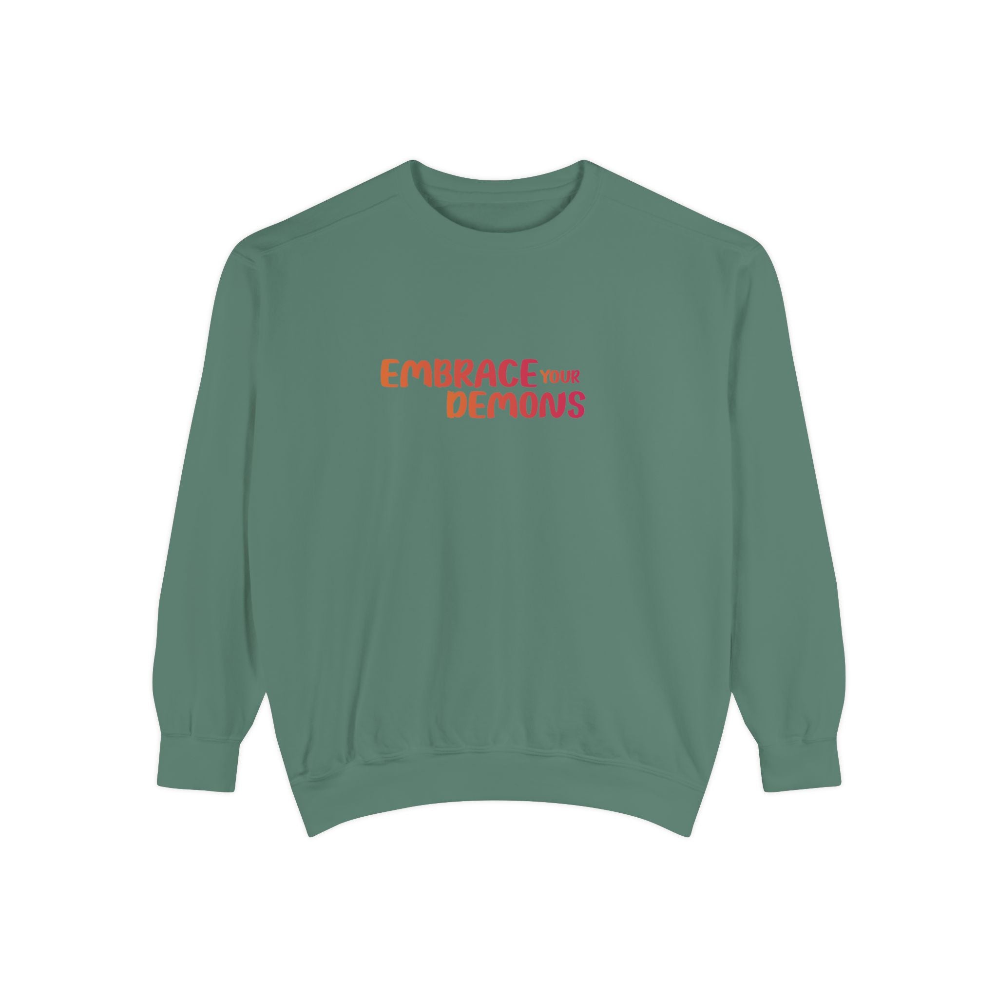 Embrace Your Demons Sweatshirt — Spiritual Fox Art Crewneck