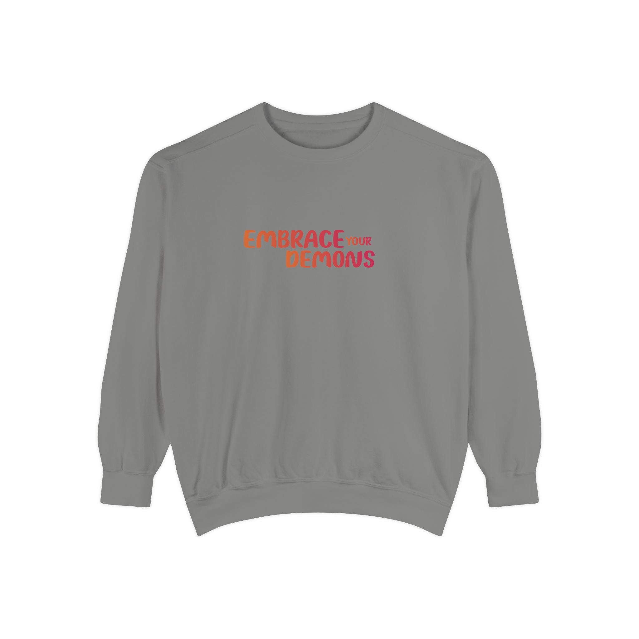 Embrace Your Demons Sweatshirt — Spiritual Fox Art Crewneck
