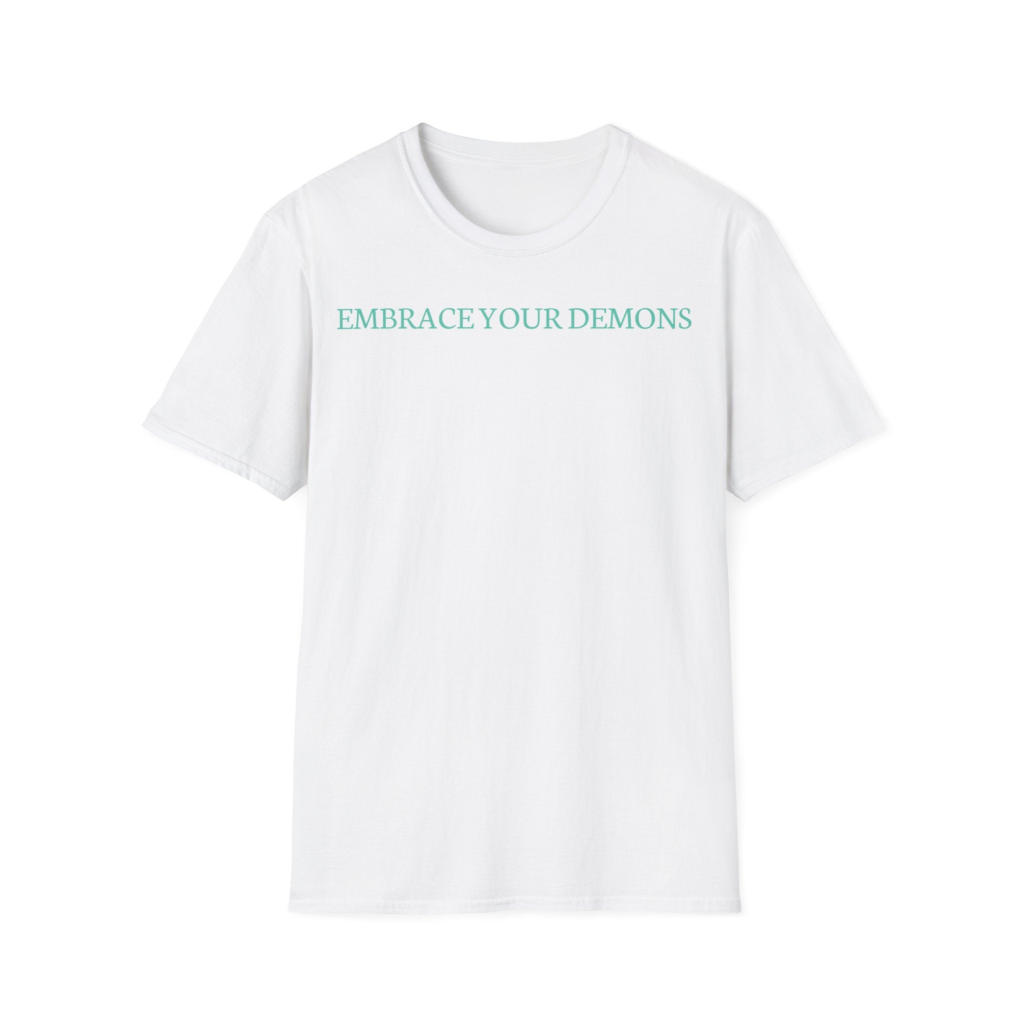 T-Shirt — "Embrace Your Demons" Fantasy Warrior Graphic Tee