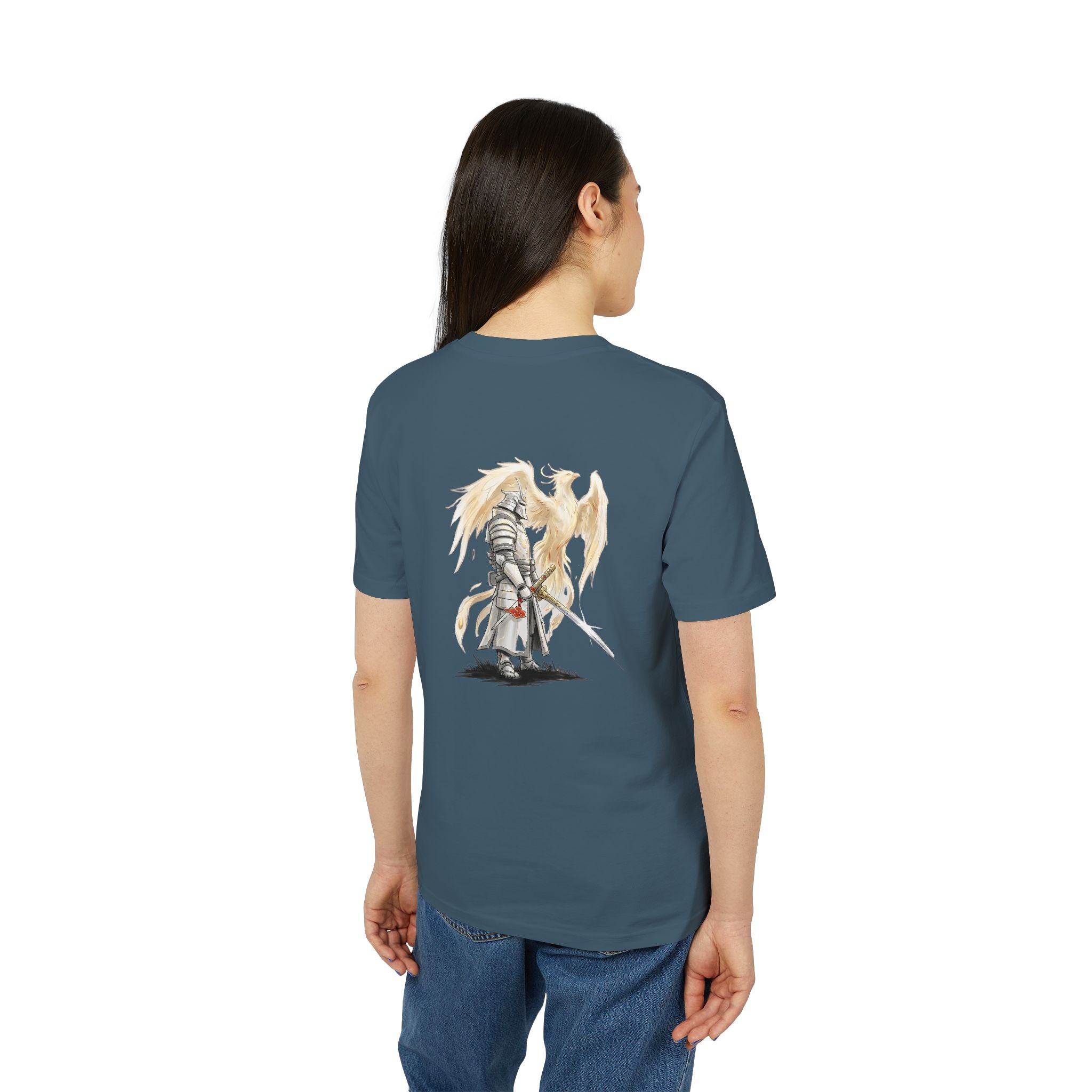 T-Shirt — “I Am Forged By My Shadow” Knight Angel Graphic Tee