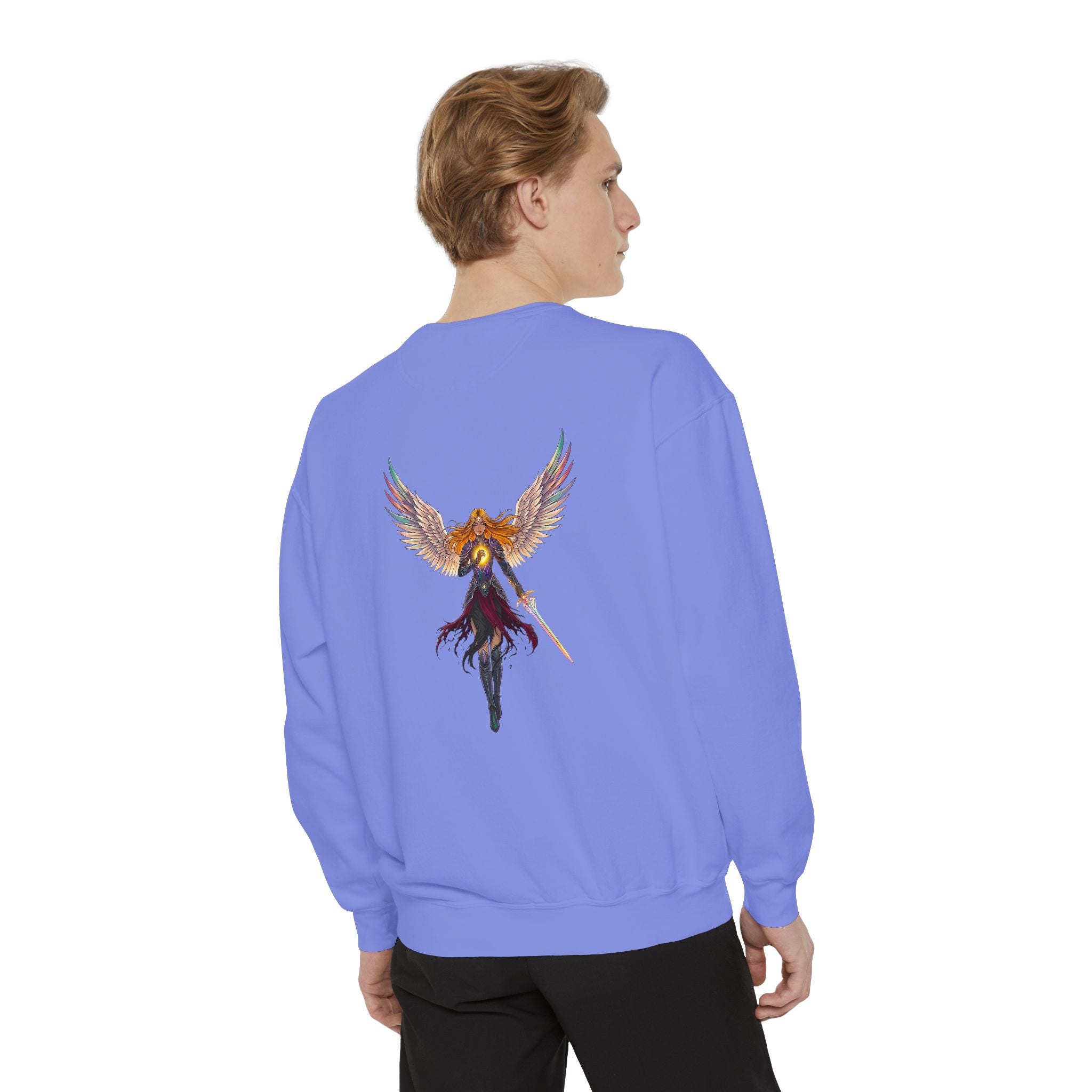 Embrace Your Demons Sweatshirt — Angel Warrior Graphic Crewneck