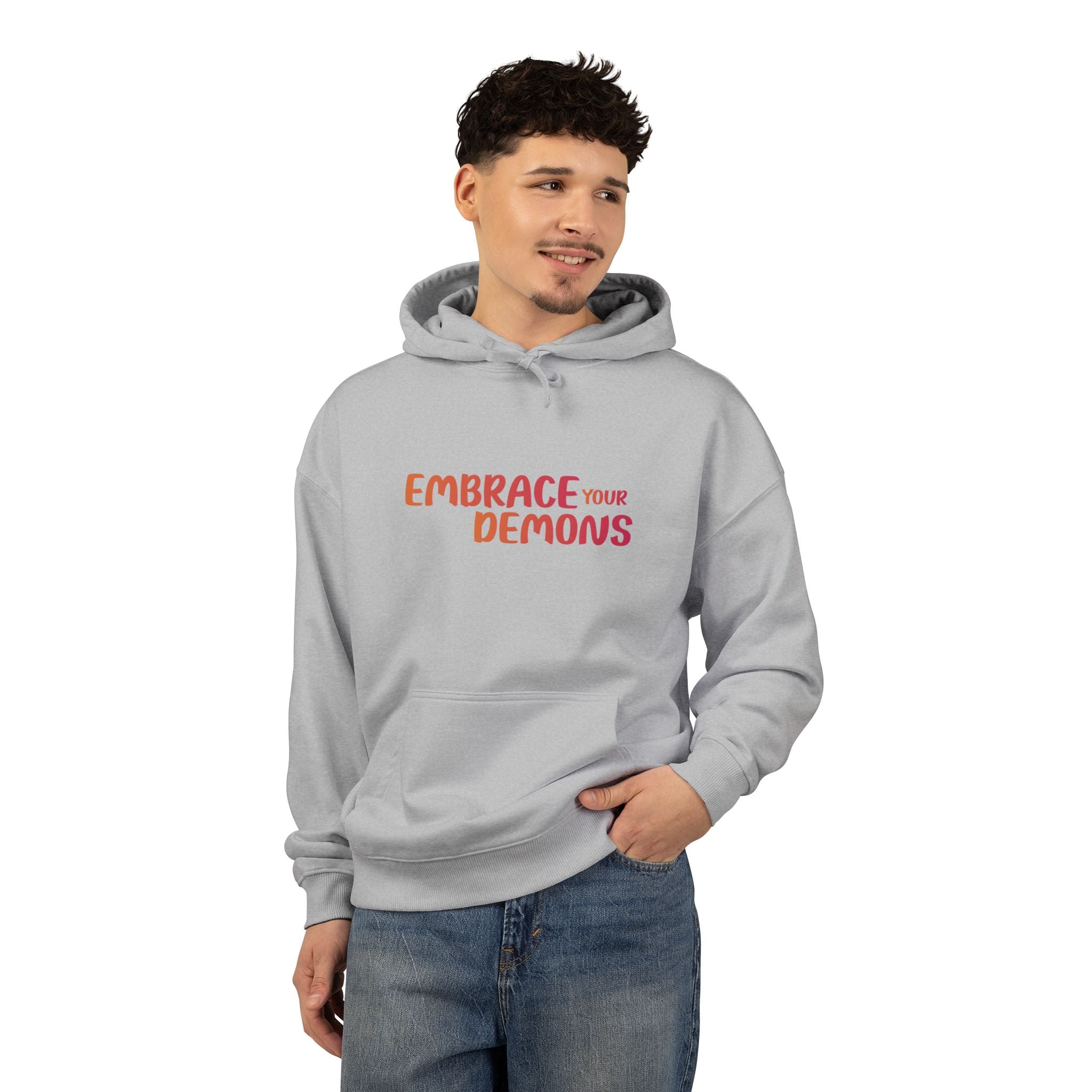 Embrace Your Demons Hoodie — Graphic Spirituality Pullover