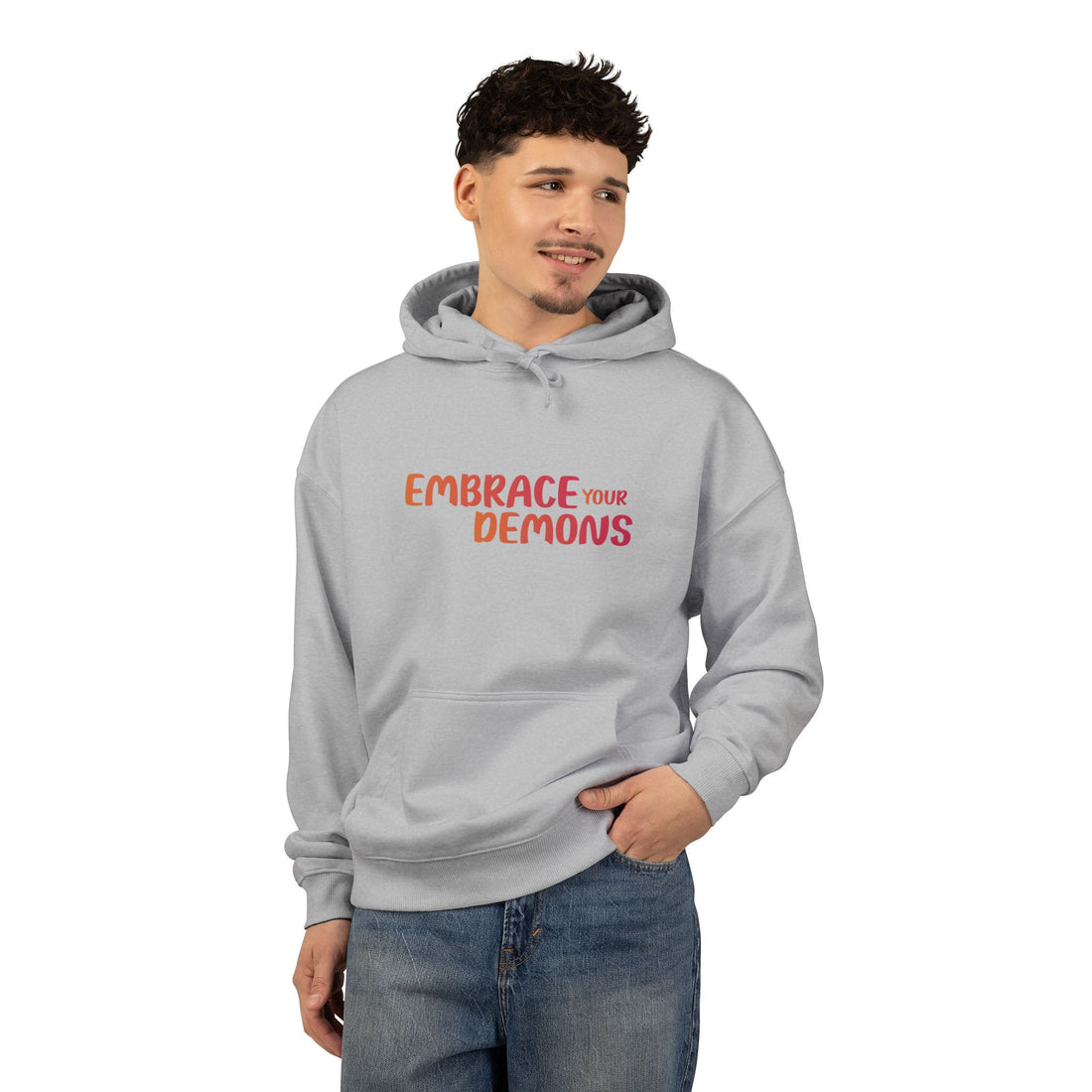 Embrace Your Demons Hoodie — Graphic Spirituality Pullover