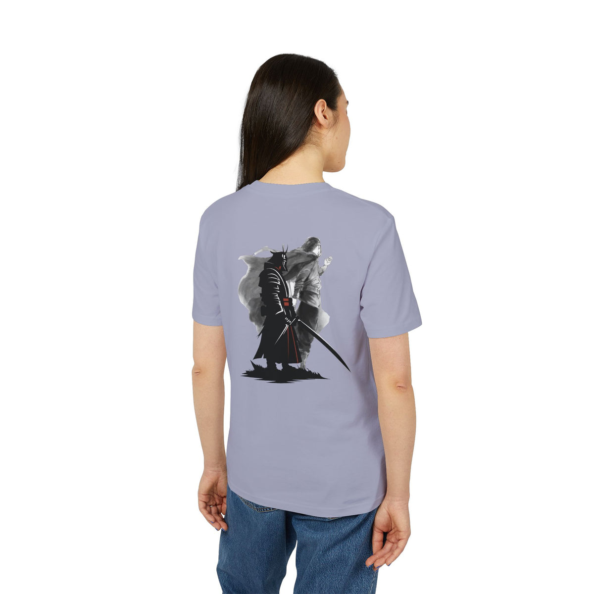Samurai Shadow Tee — "Embrace the Demons" Graphic T-Shirt
