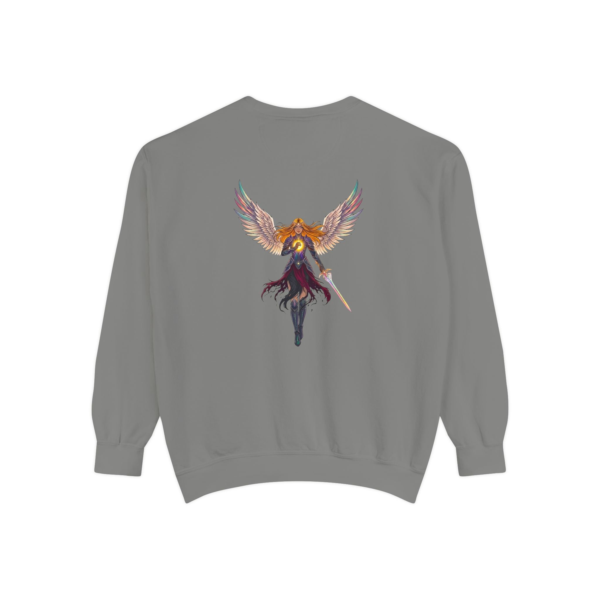 Embrace Your Demons Sweatshirt — Angel Warrior Graphic Crewneck