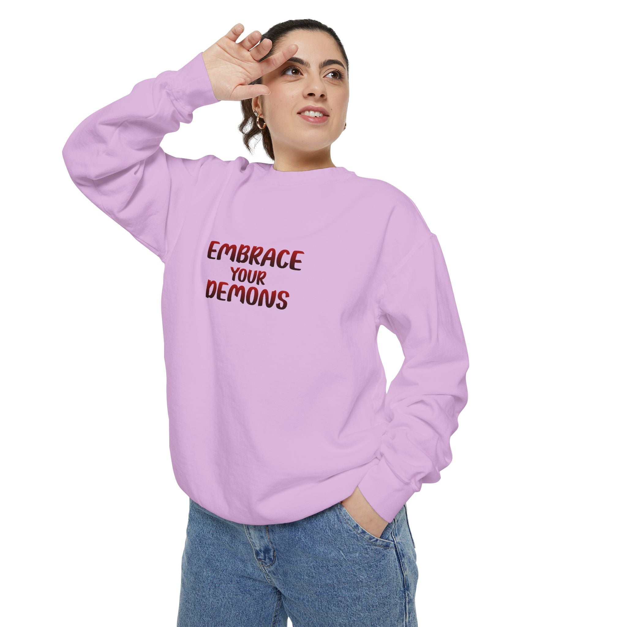 Embrace Your Demons Sweatshirt — Beautifully Dangerous Graphic Crewneck