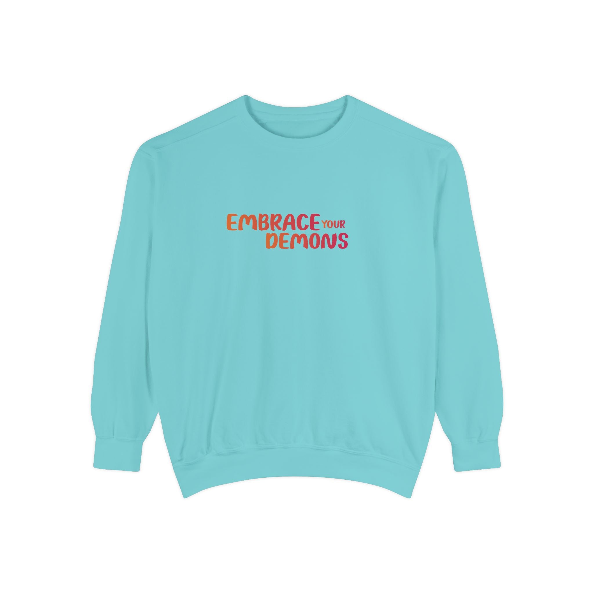 Embrace Your Demons Sweatshirt — Spiritual Fox Art Crewneck