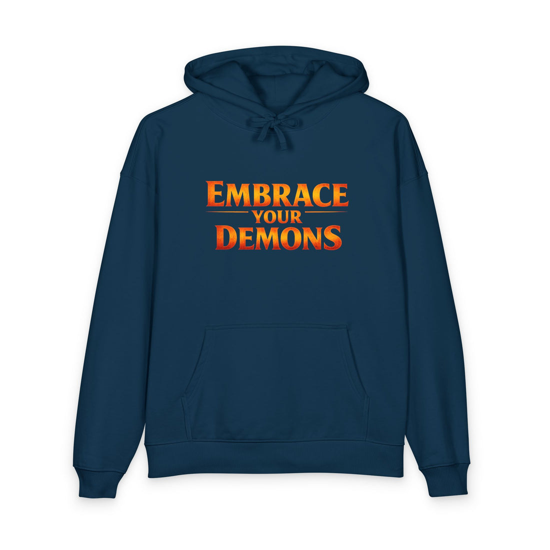 Embrace Your Demons Hoodie — Cute Fiery Demon Graphic Sweatshirt