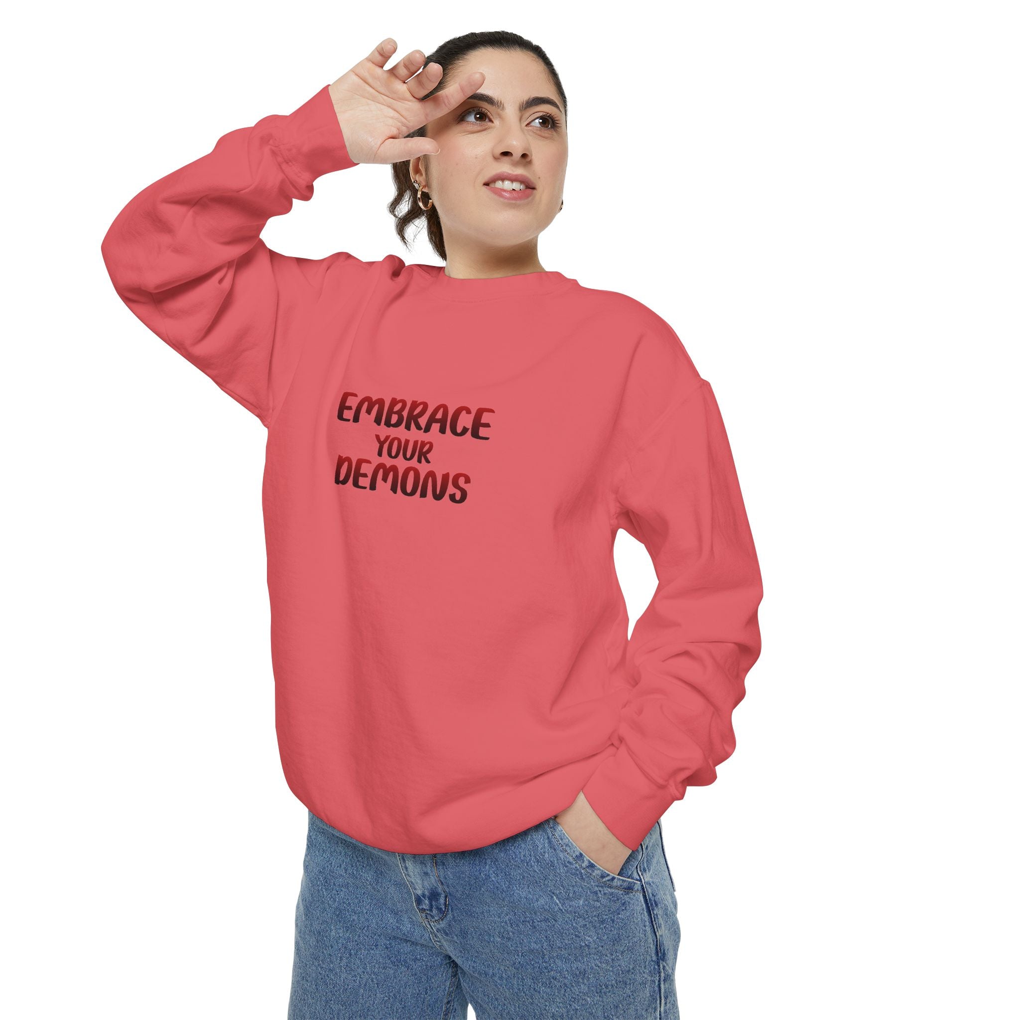 Embrace Your Demons Sweatshirt — Beautifully Dangerous Graphic Crewneck