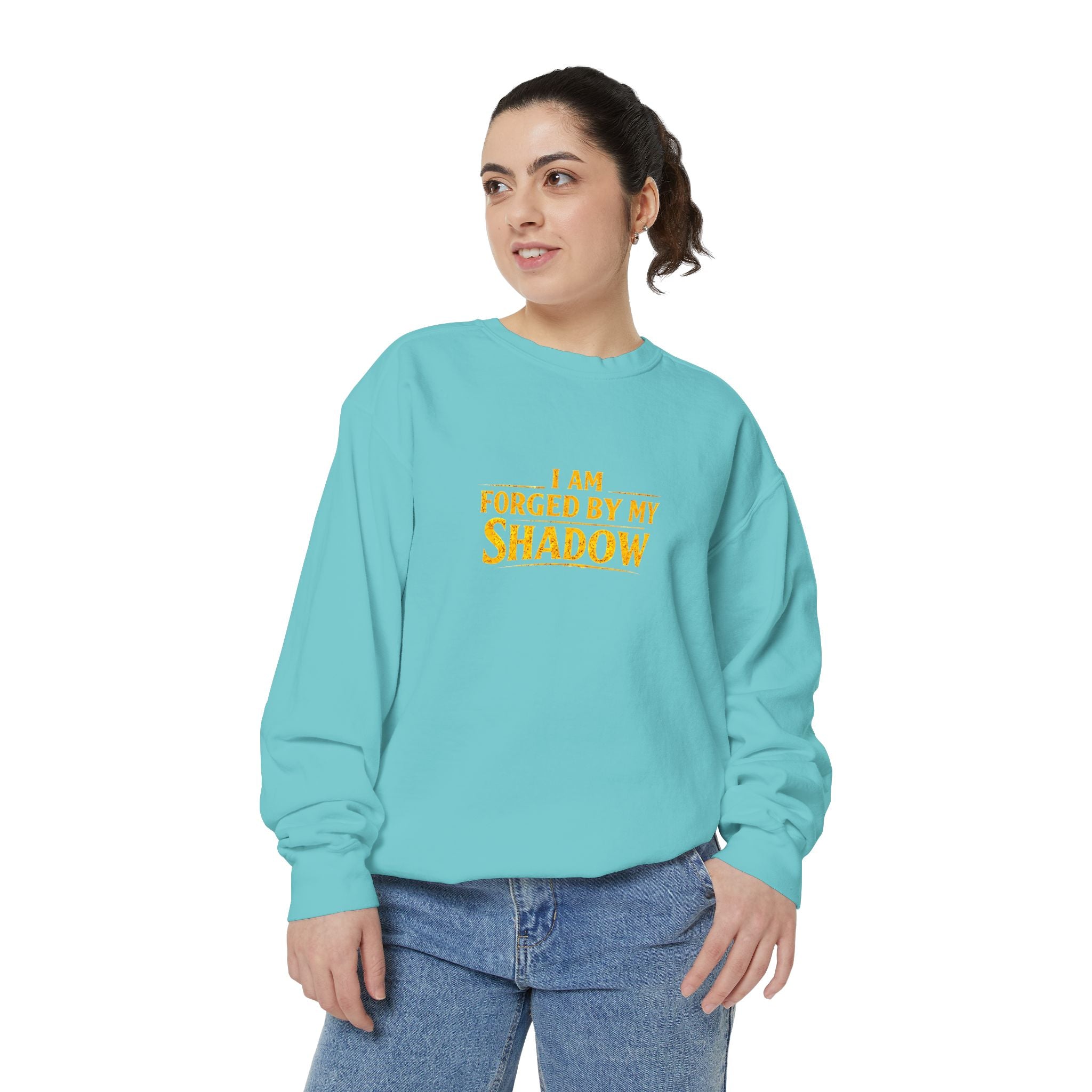 Forged by My Shadow Sweatshirt — Viking Warrior Graphic Crewneck