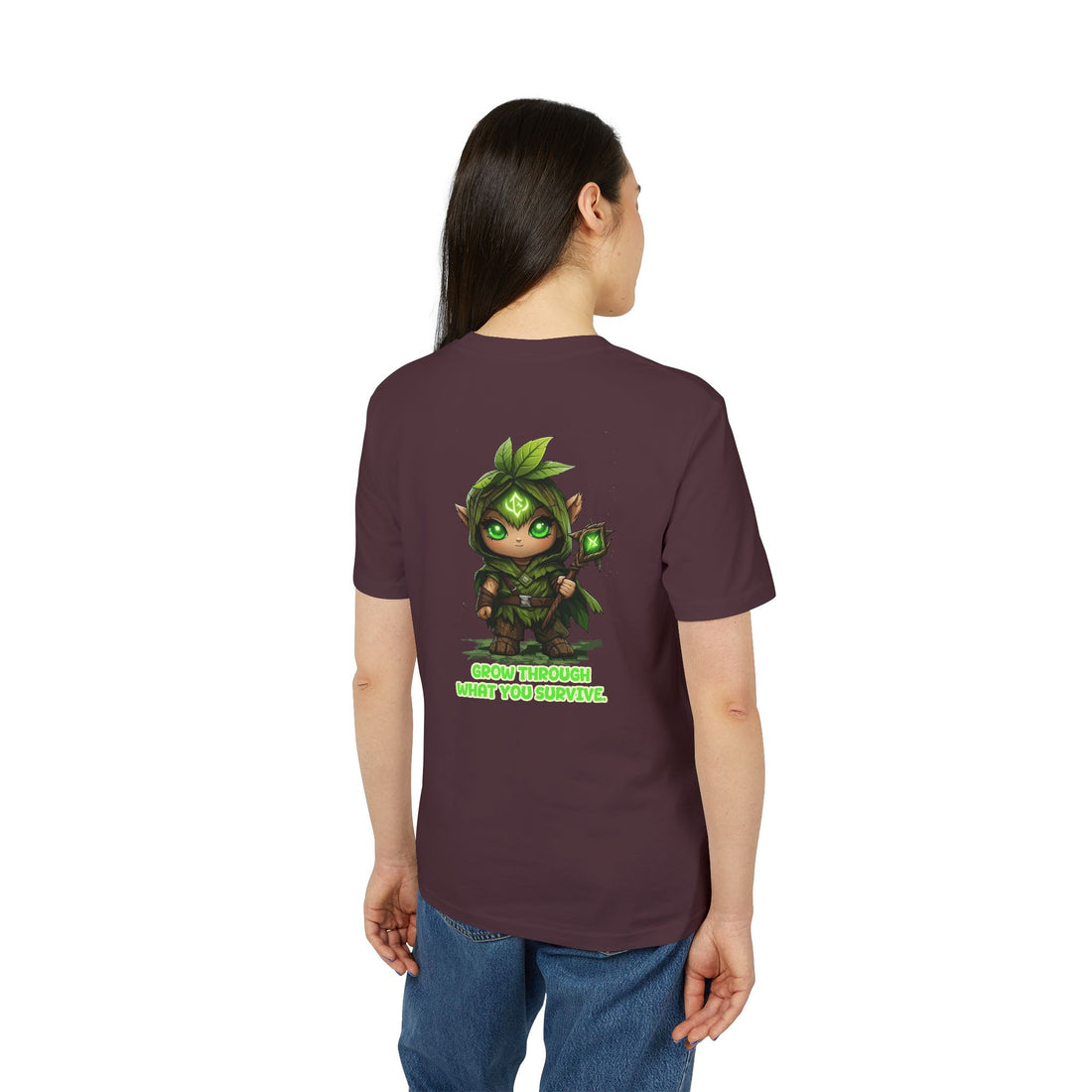 Embrace Your Demons T-Shirt — Cute Forest Mage Graphic Tee