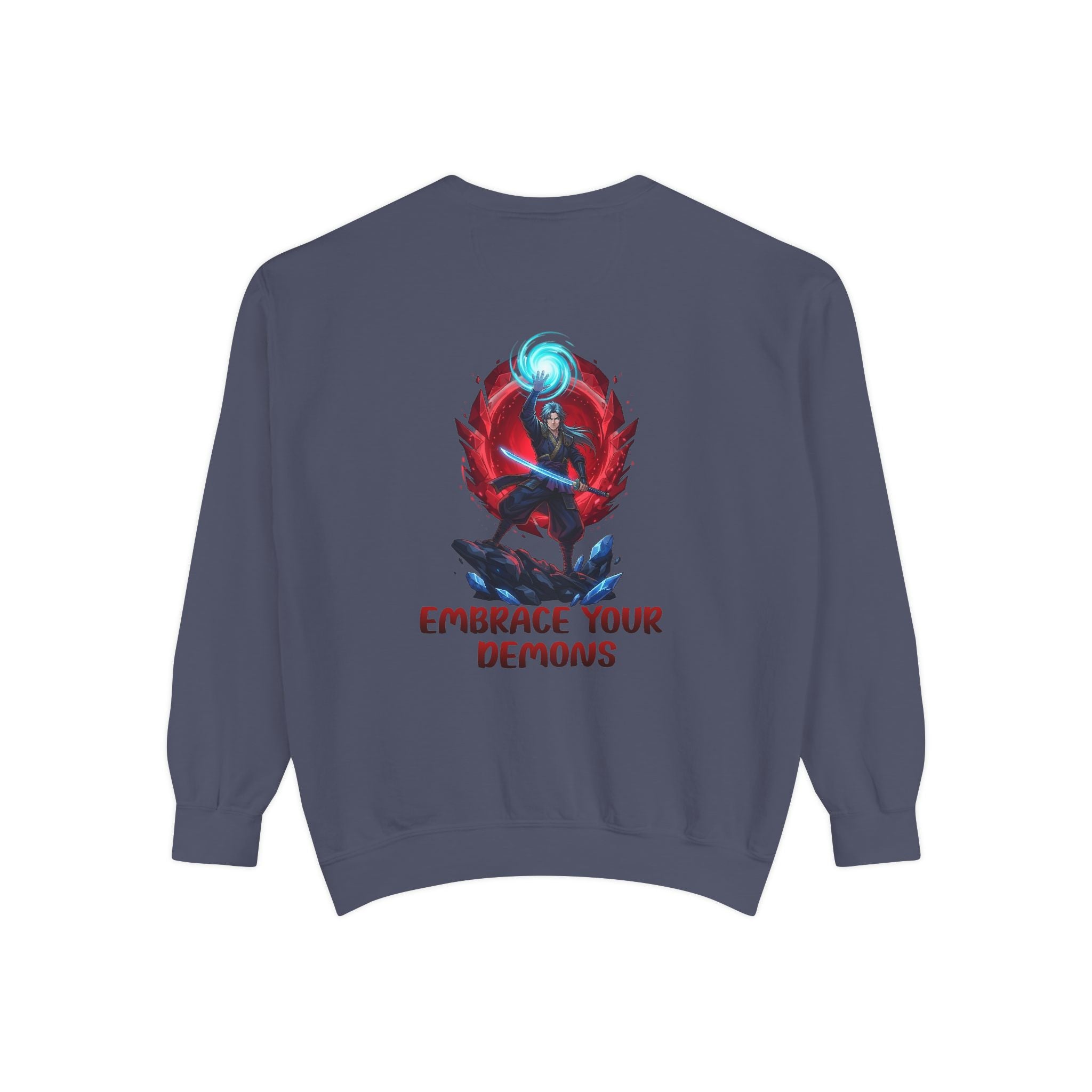 Embrace Your Demons Sweatshirt — Spiritual Fox Art Crewneck