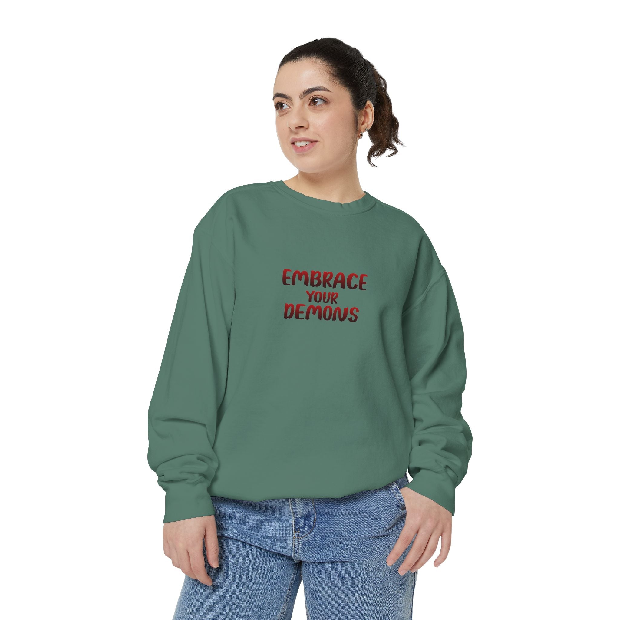 Embrace Your Demons Sweatshirt — Beautifully Dangerous Graphic Crewneck