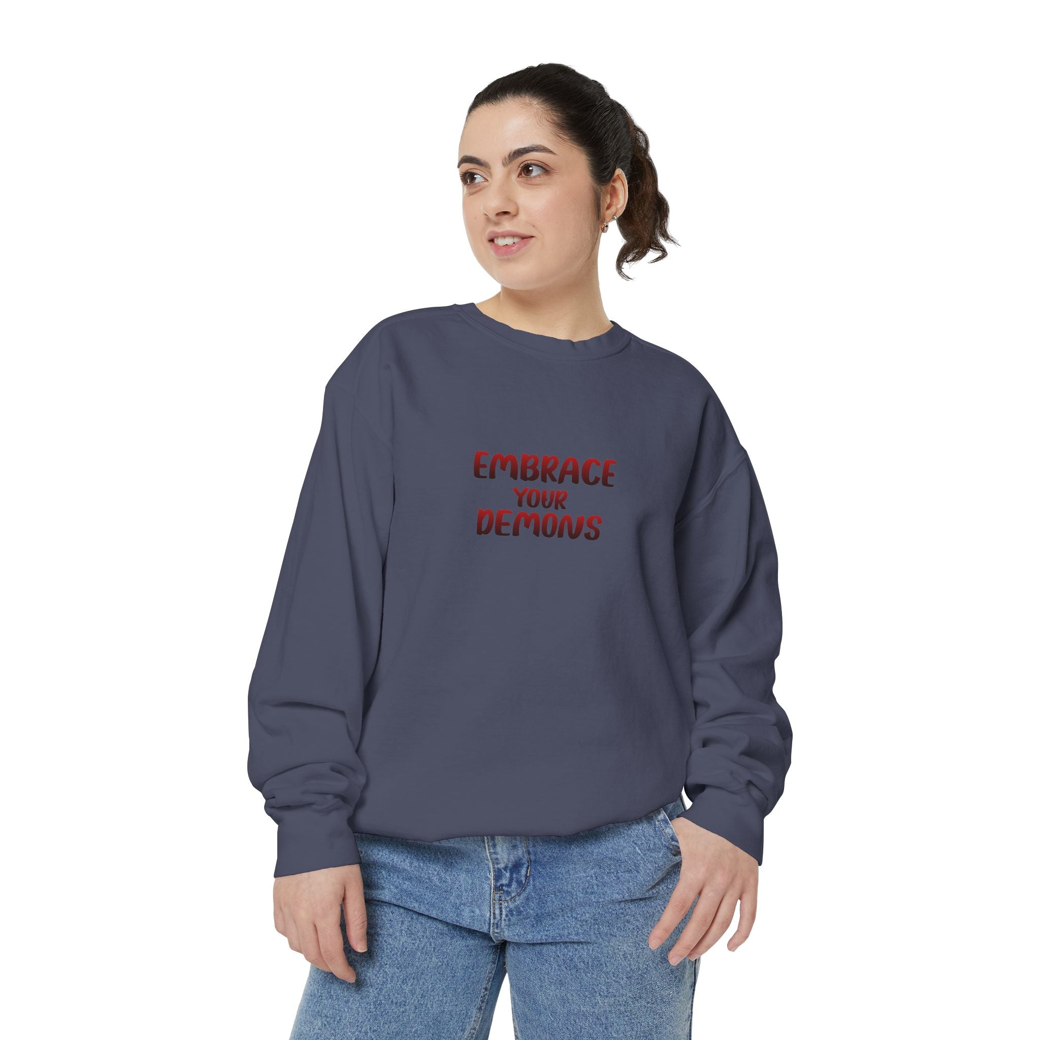Embrace Your Demons Sweatshirt — Beautifully Dangerous Graphic Crewneck
