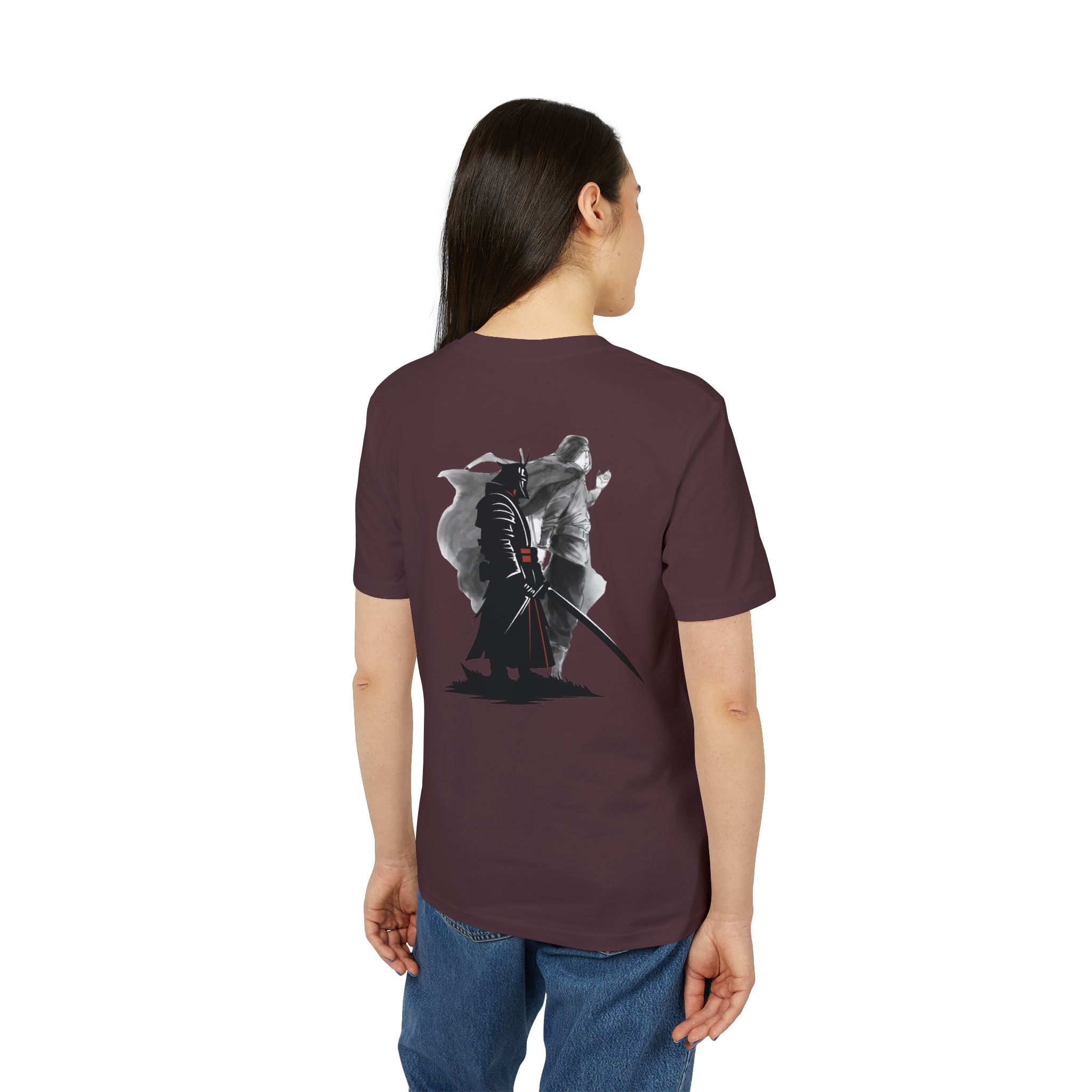 Samurai Shadow Tee — "Embrace the Demons" Graphic T-Shirt