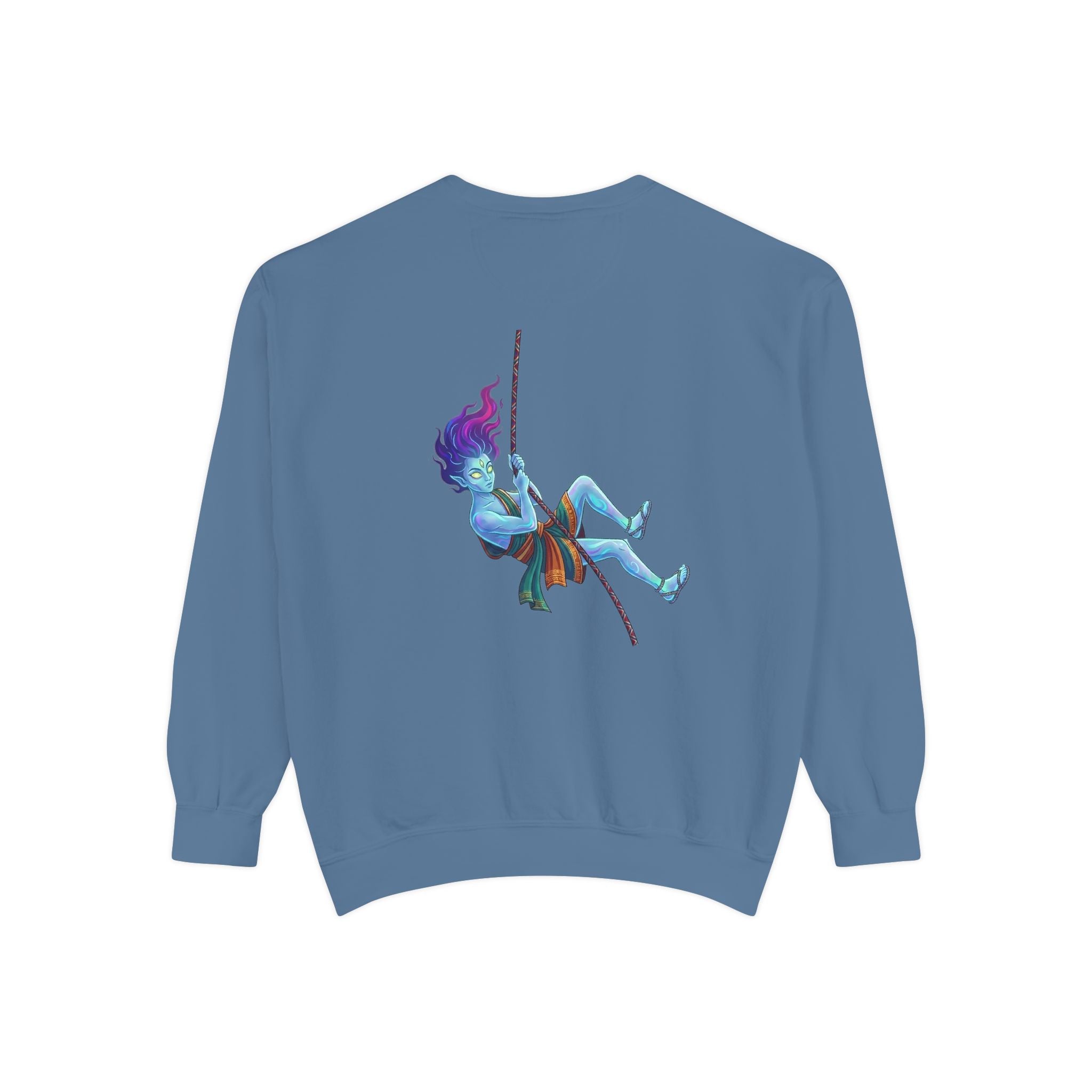 Sweatshirt — "Embrace Your Demons" Demon Climber Graphic Sweatshirt