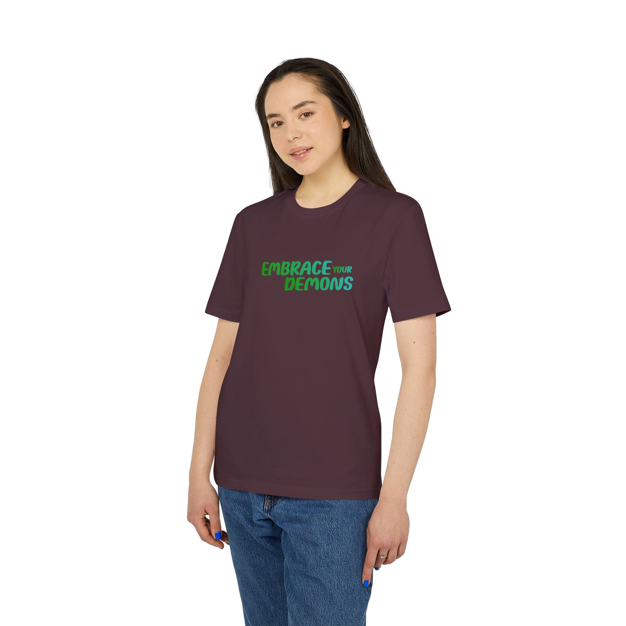 Embrace Your Demons T-Shirt — Cute Forest Mage Graphic Tee