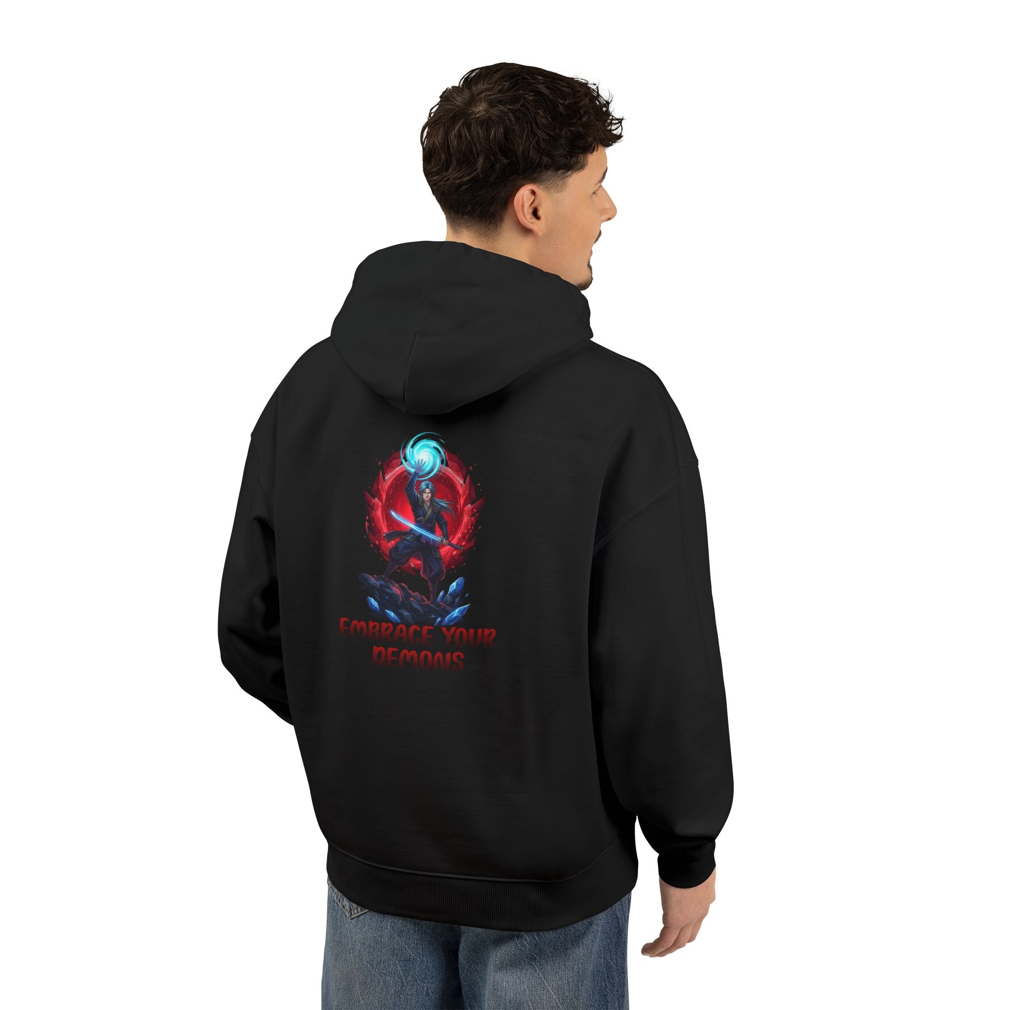 Embrace Your Demons Hoodie — Graphic Spirituality Pullover