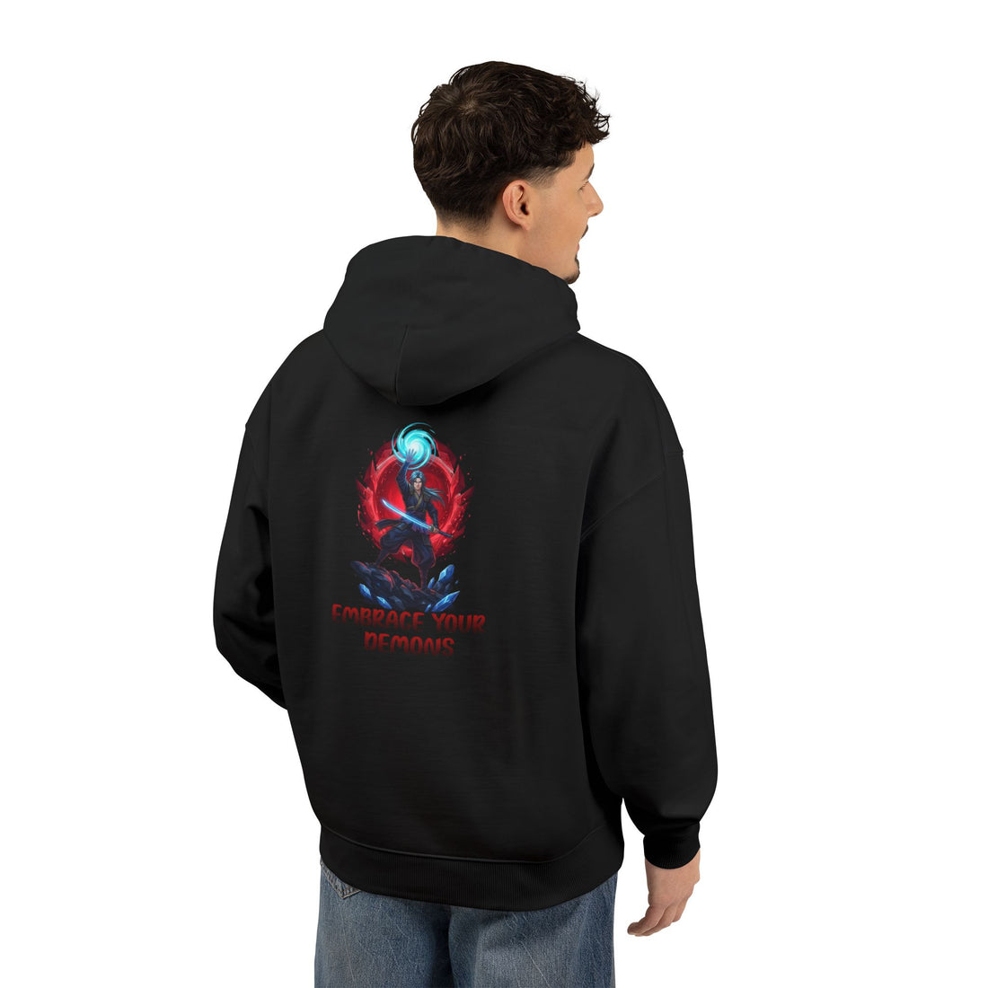 Embrace Your Demons Hoodie — Graphic Spirituality Pullover