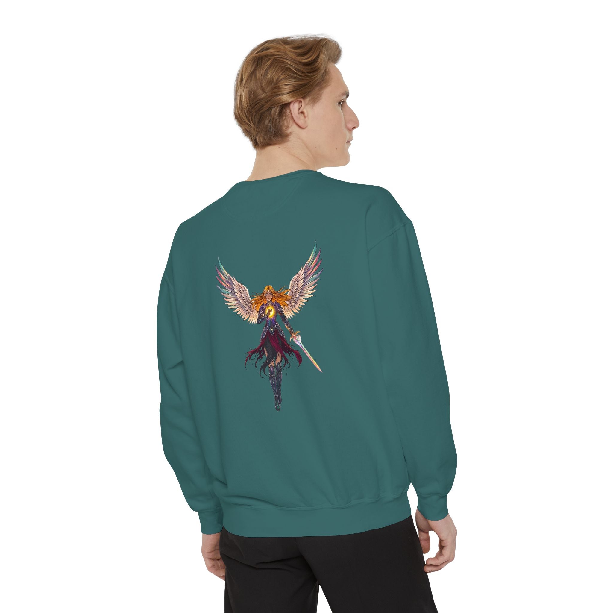 Embrace Your Demons Sweatshirt — Angel Warrior Graphic Crewneck