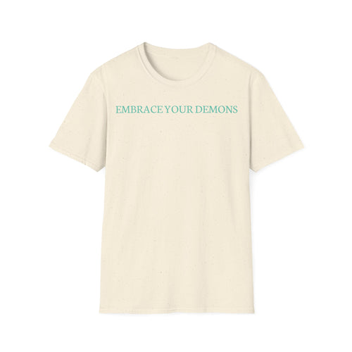 T-Shirt — "Embrace Your Demons" Fantasy Warrior Graphic Tee