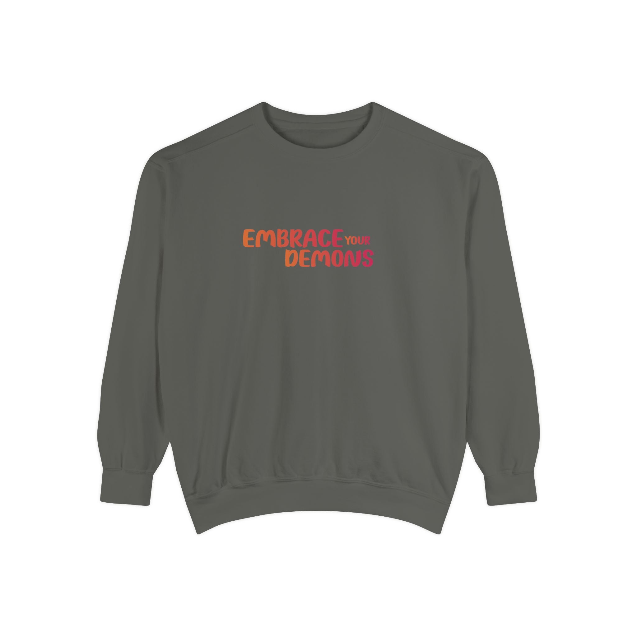 Embrace Your Demons Sweatshirt — Spiritual Fox Art Crewneck