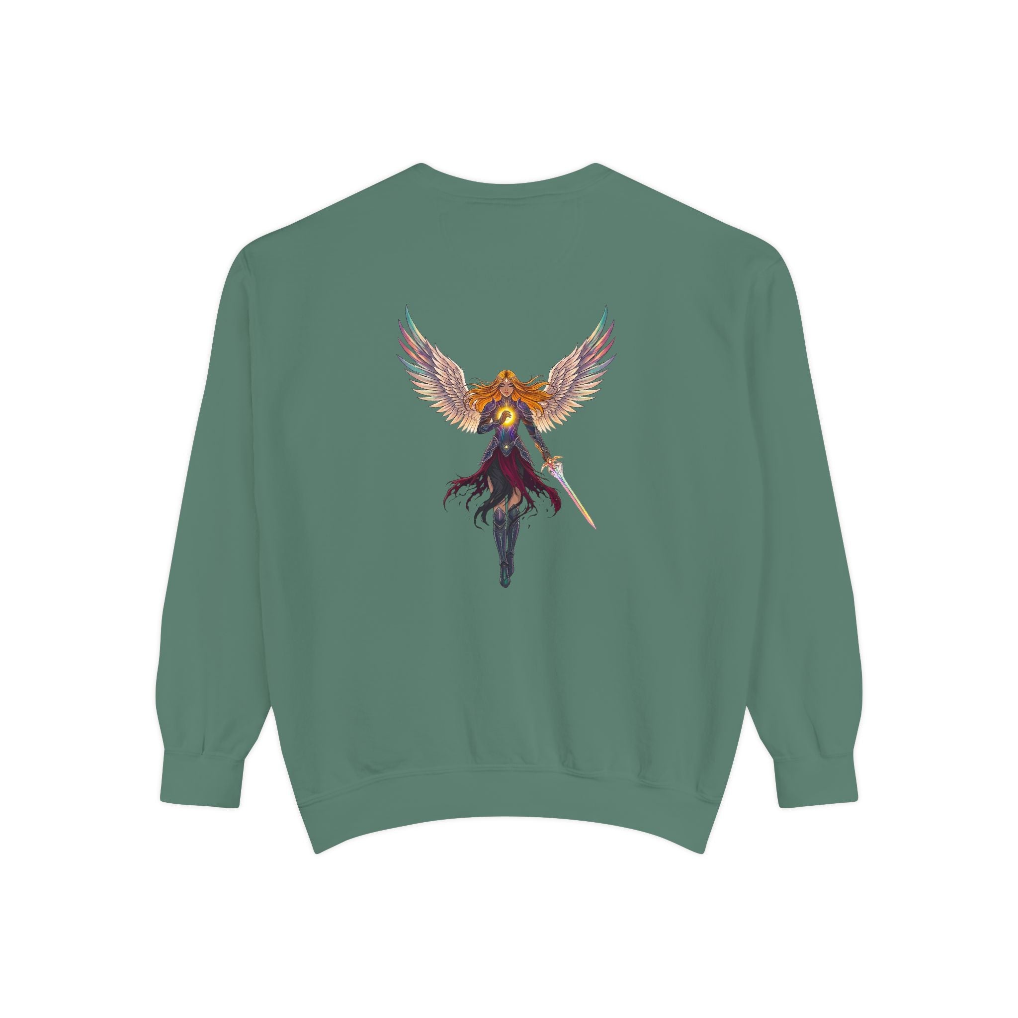 Embrace Your Demons Sweatshirt — Angel Warrior Graphic Crewneck