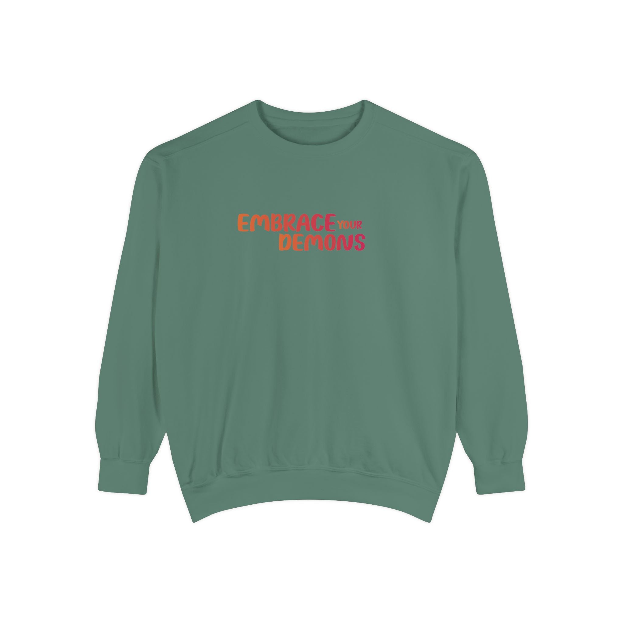 Embrace Your Demons Sweatshirt — Samurai Warrior Graphic Crewneck