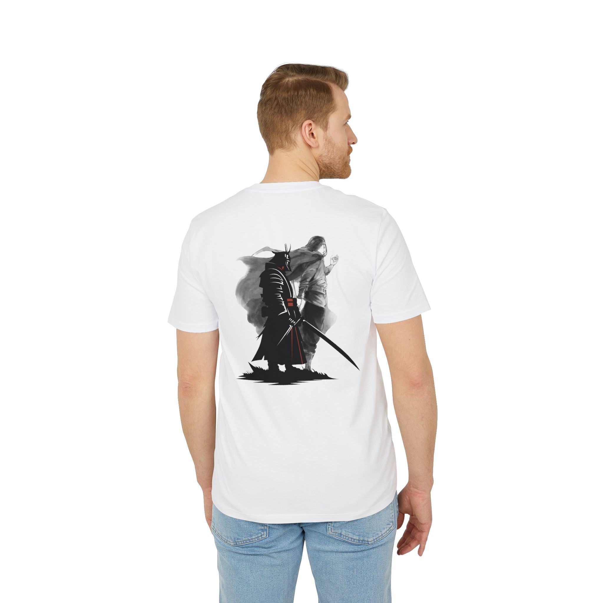 Samurai Shadow Tee — "Embrace the Demons" Graphic T-Shirt