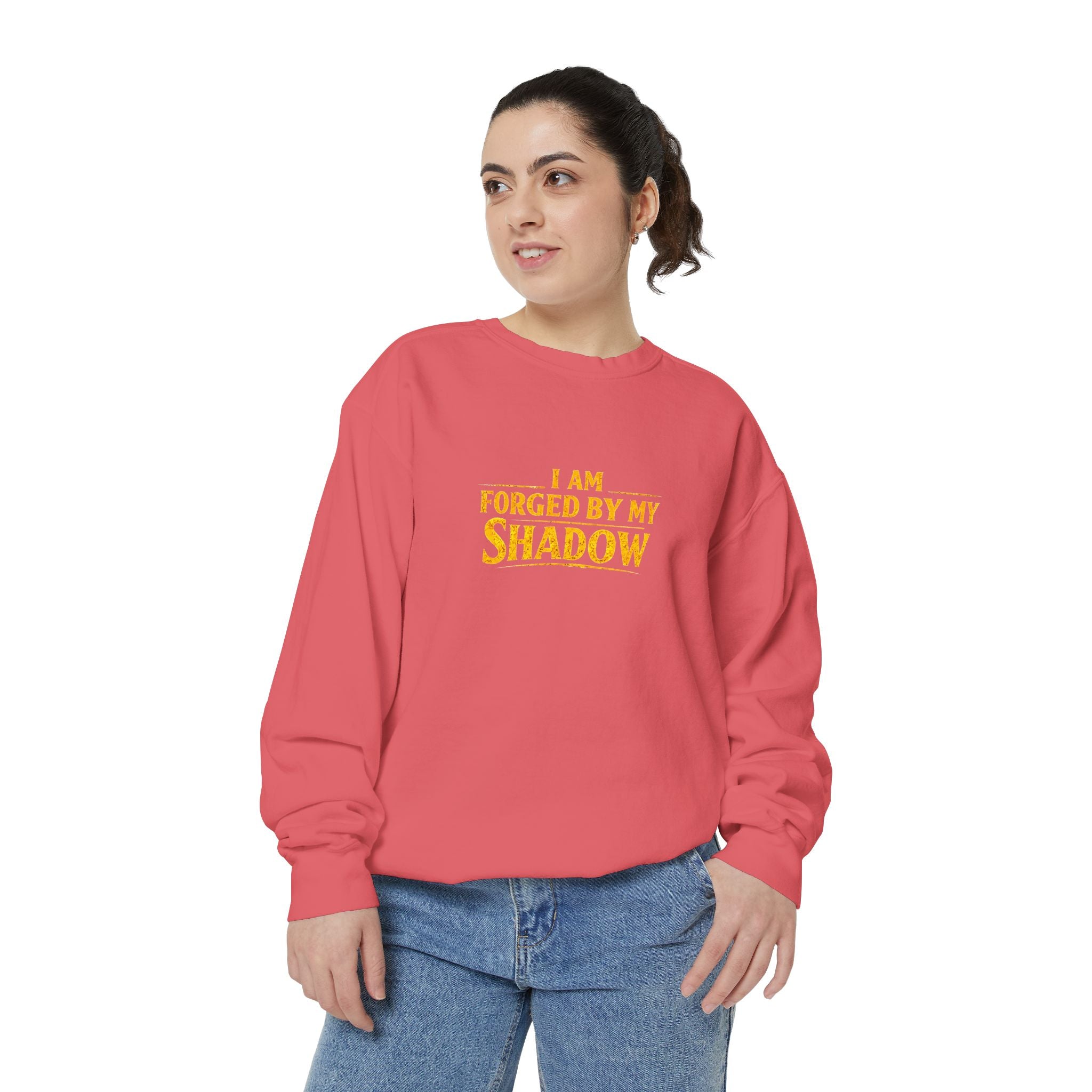 Forged by My Shadow Sweatshirt — Viking Warrior Graphic Crewneck