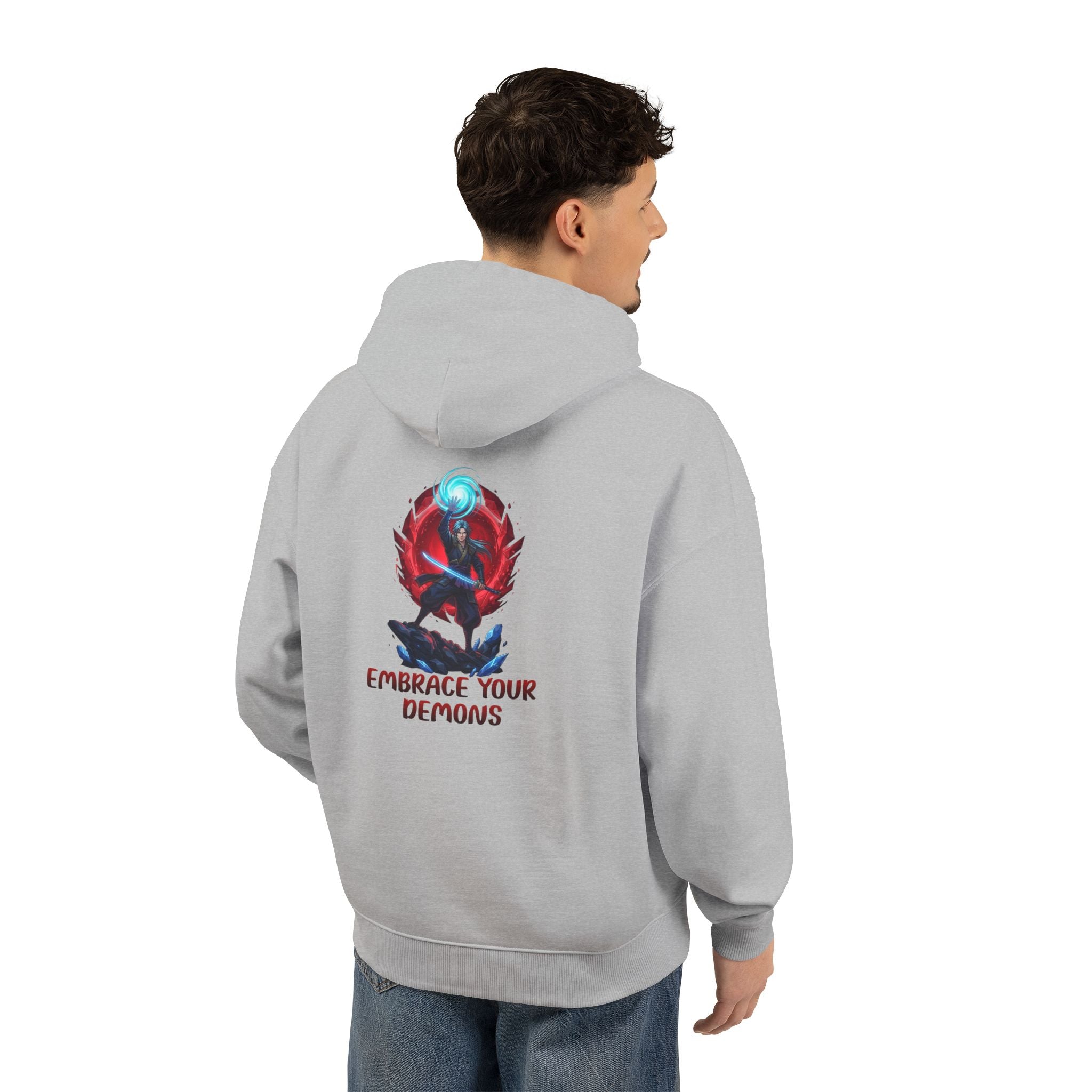 Embrace Your Demons Hoodie — Graphic Spirituality Pullover